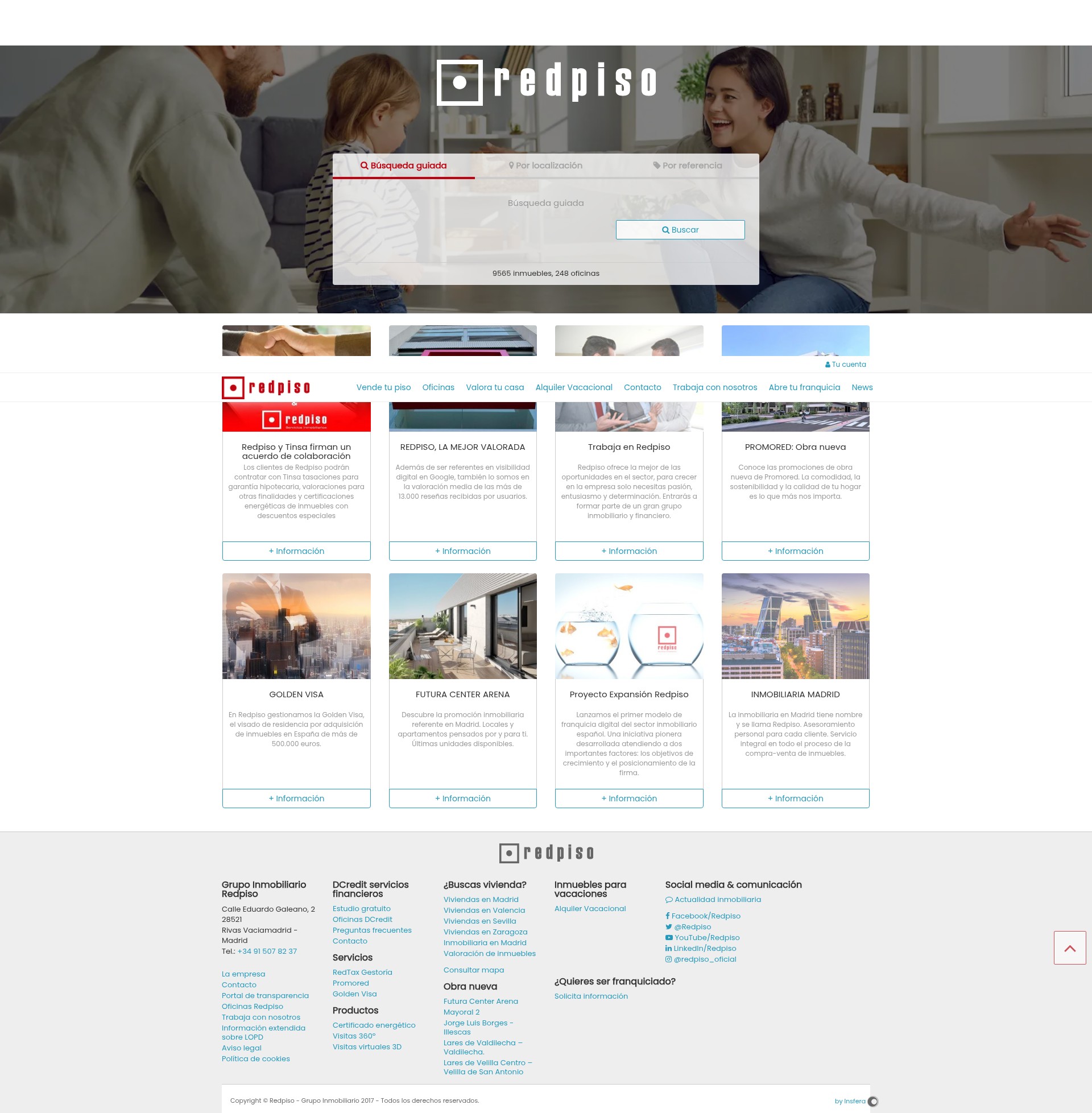 Screenshot of redpiso.es