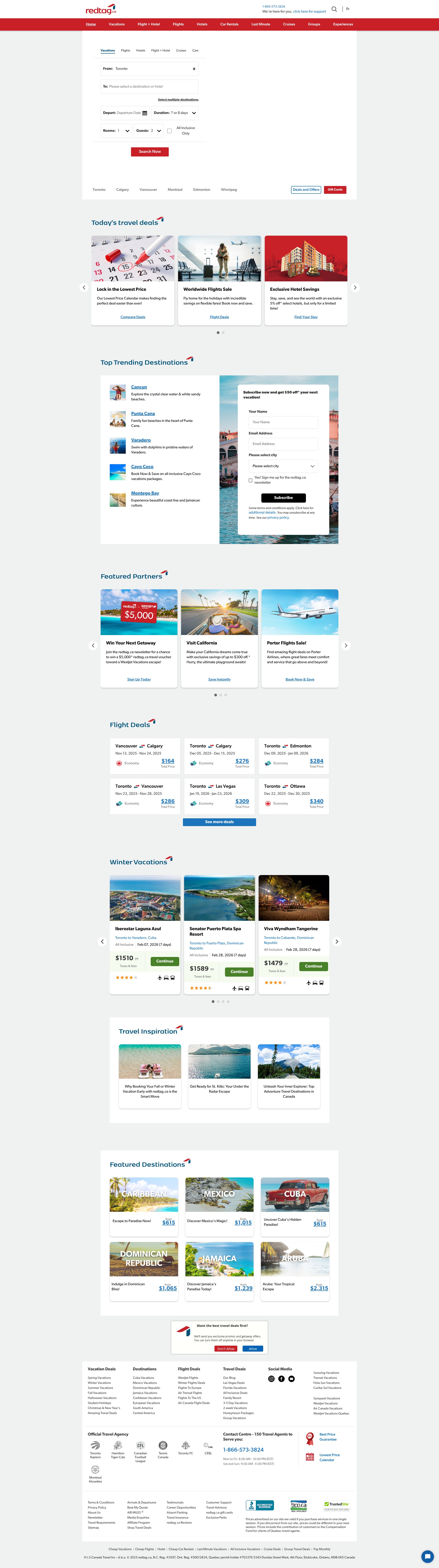 Screenshot of redtag.ca