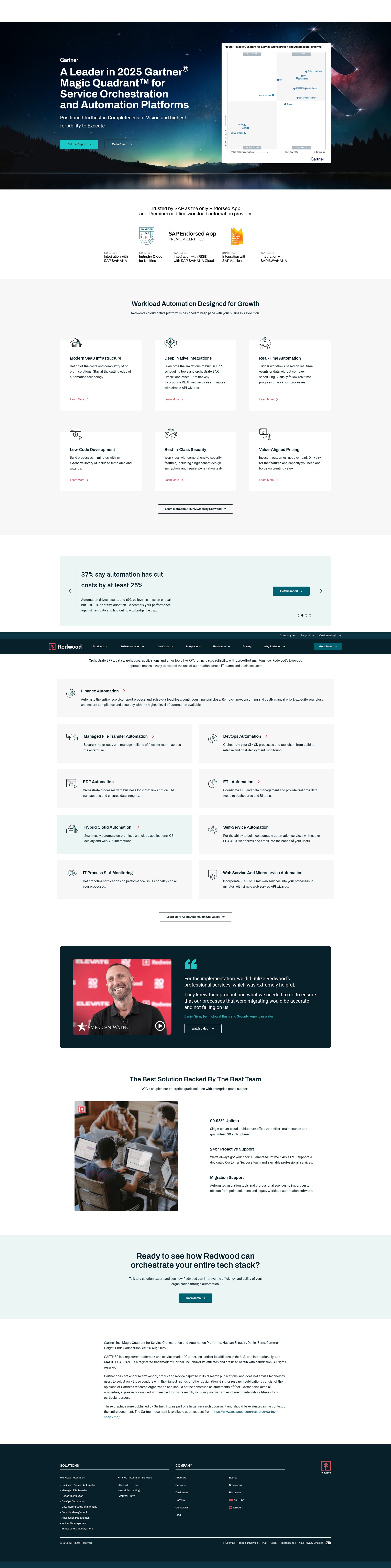 Screenshot of redwood.com