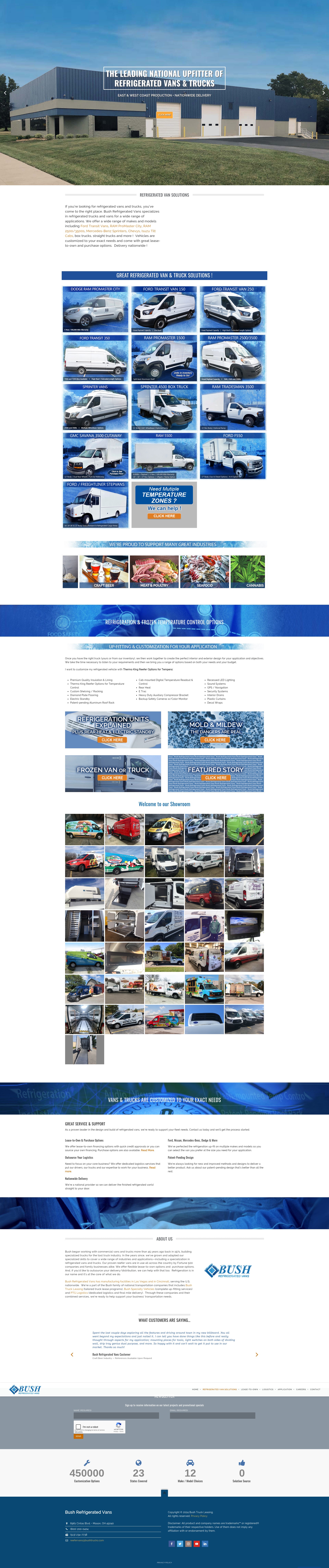 Screenshot of reefervansforsale.com