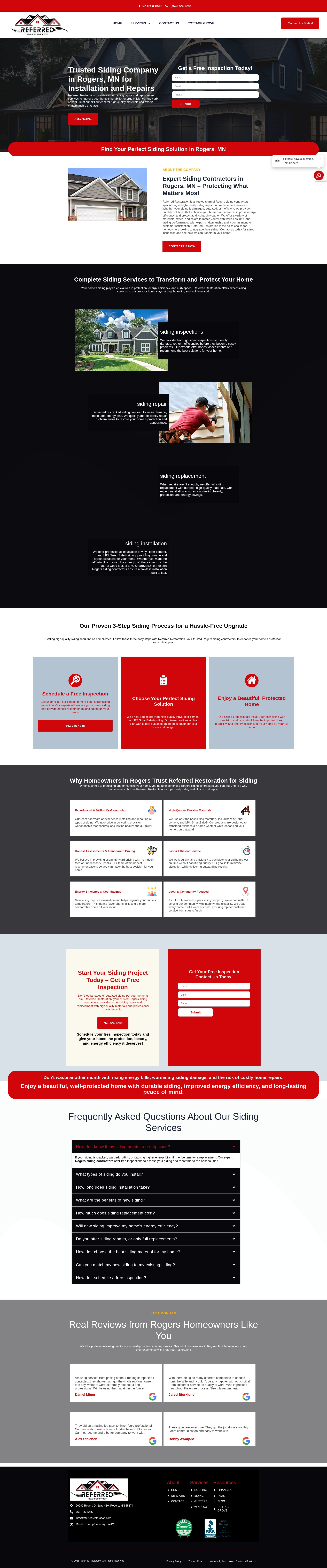 Screenshot of referredrestoration.com