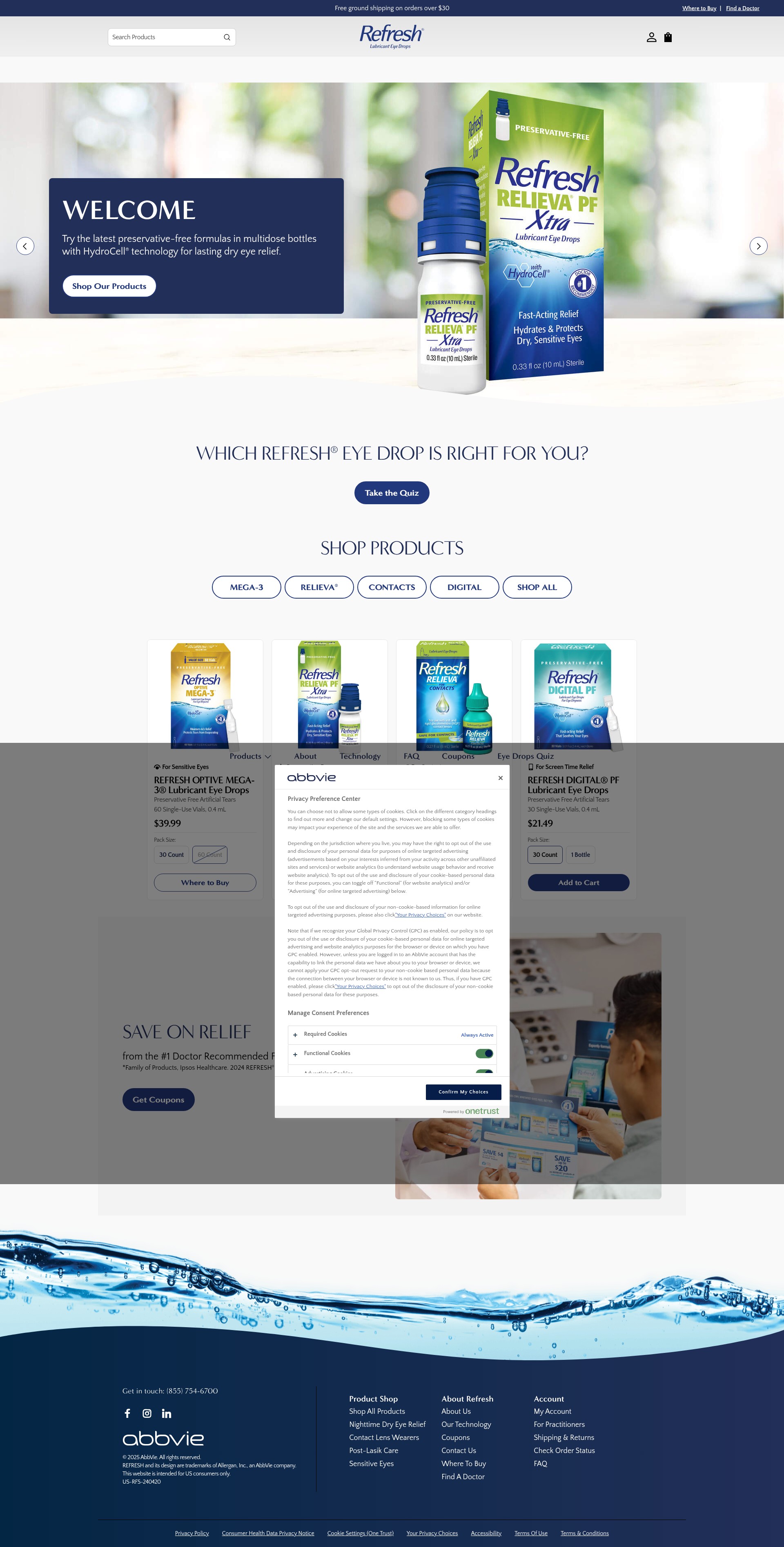 Screenshot of refreshbrand.com