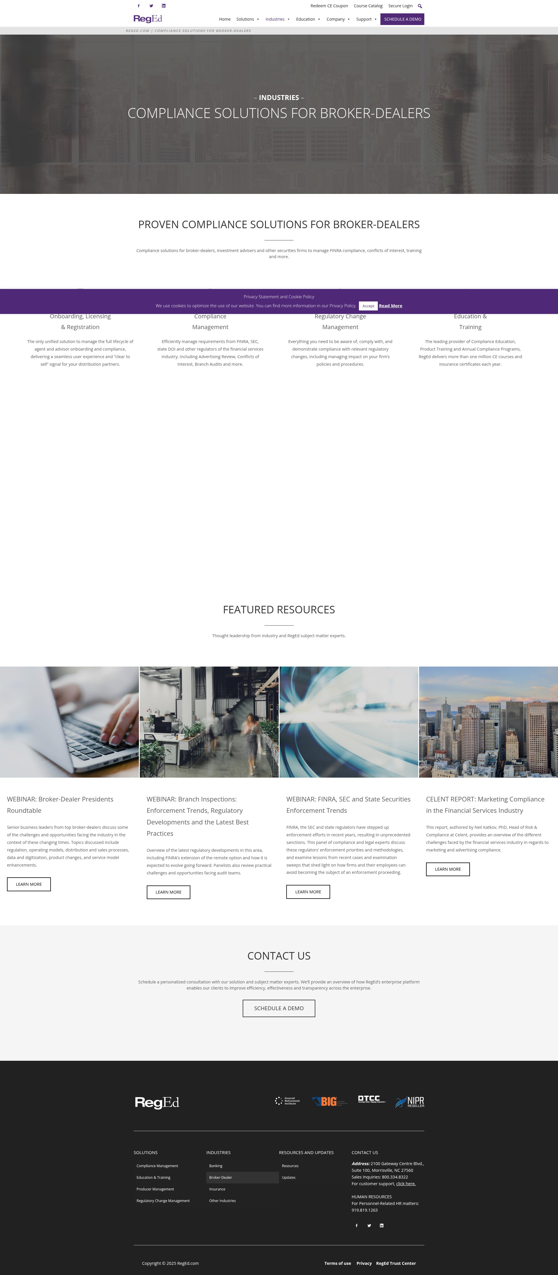 Screenshot of reged.com