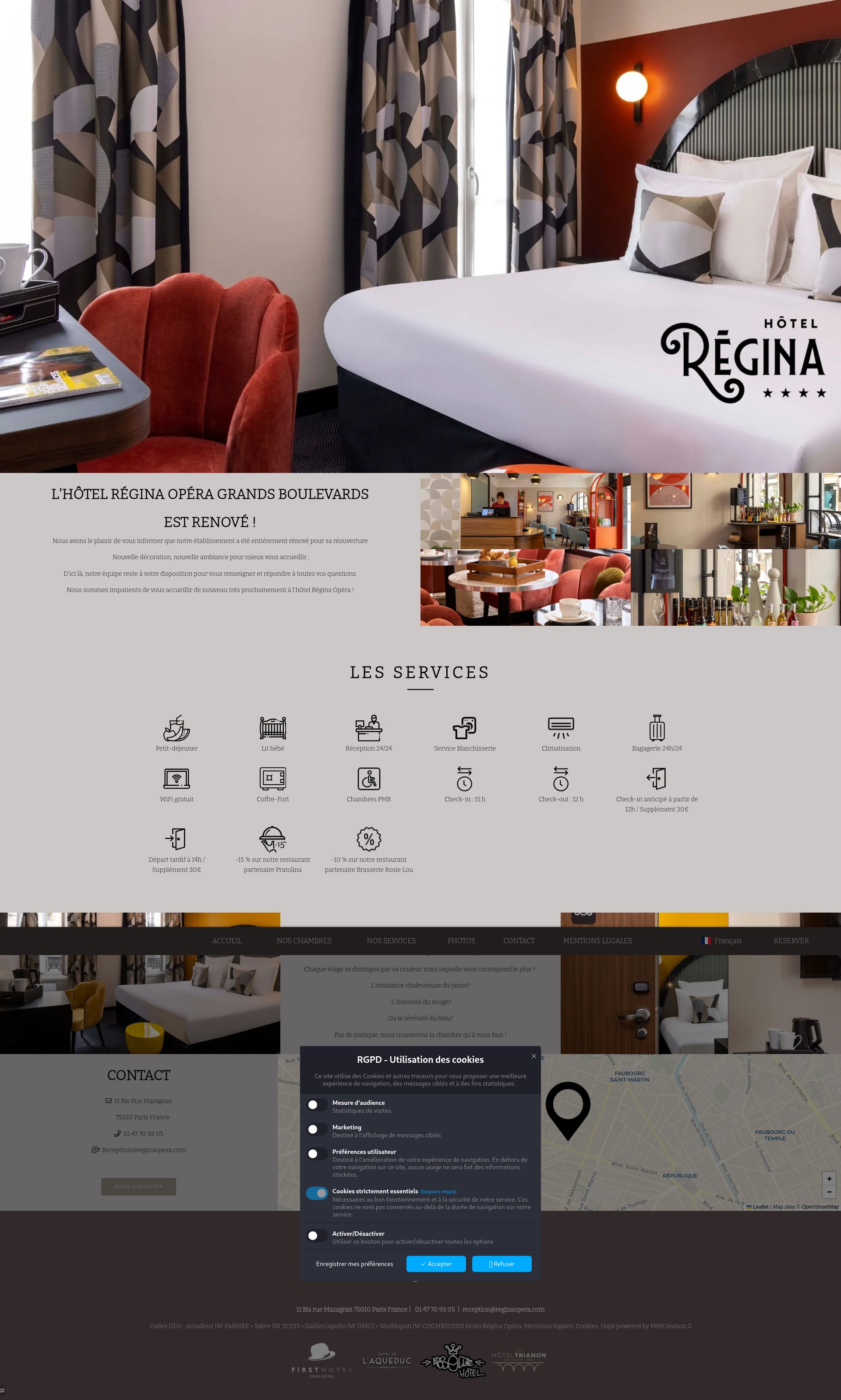 Screenshot of reginaopera.com