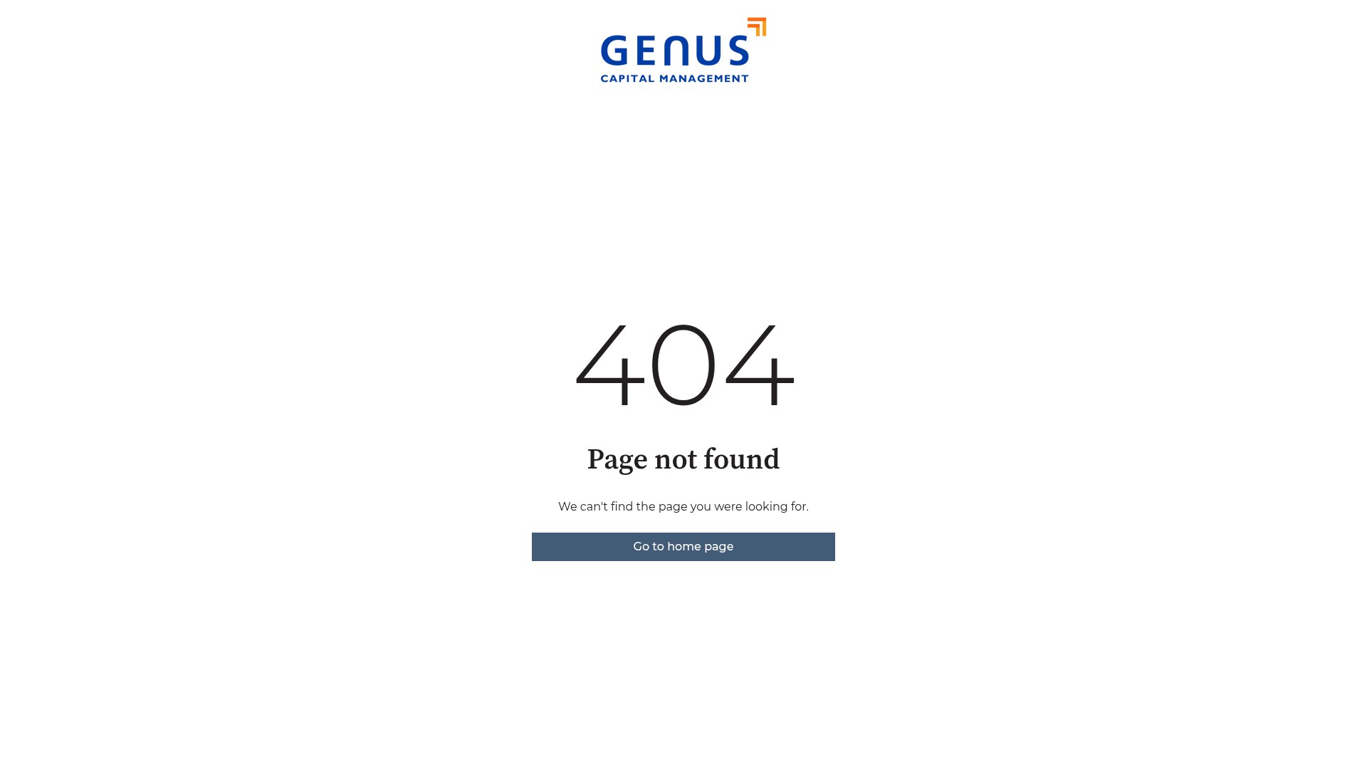 Screenshot of registration.genuscap.com