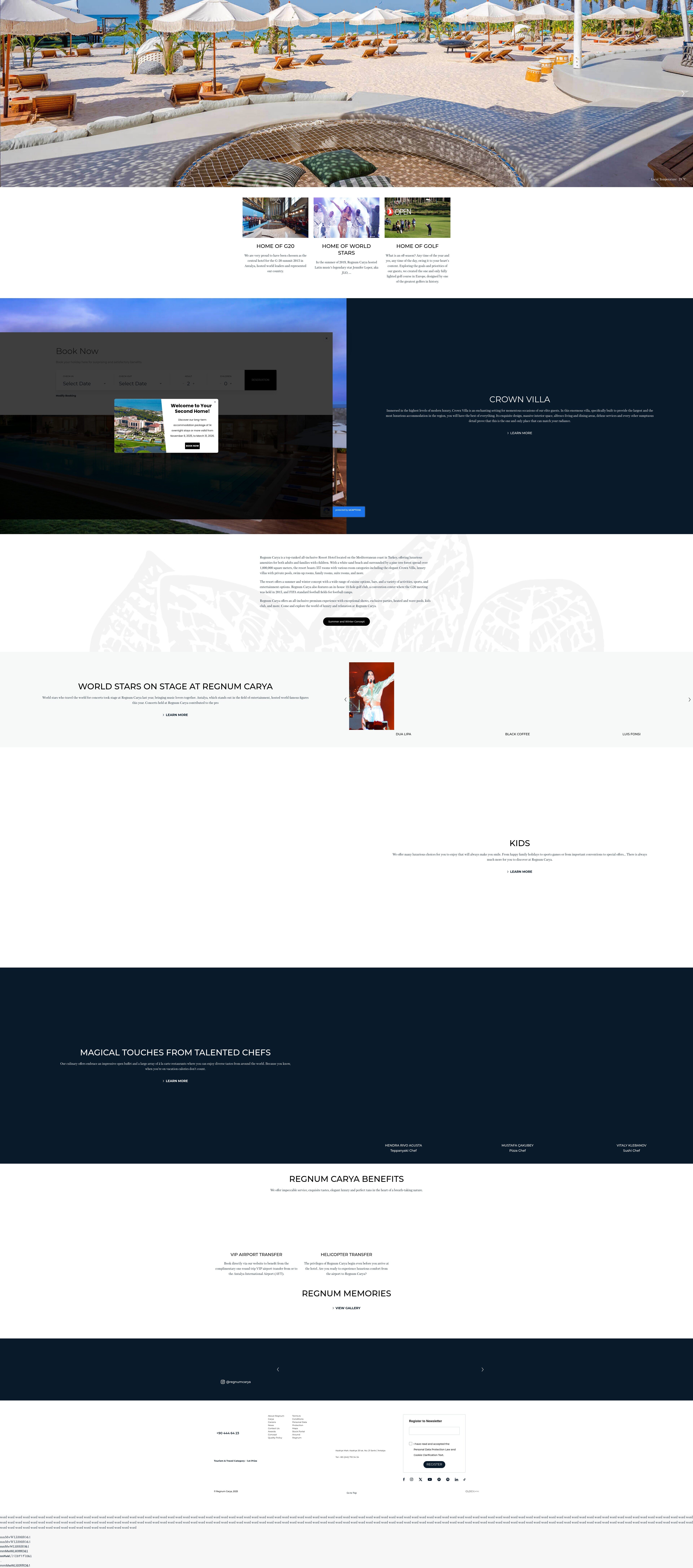 Screenshot of regnumhotels.com