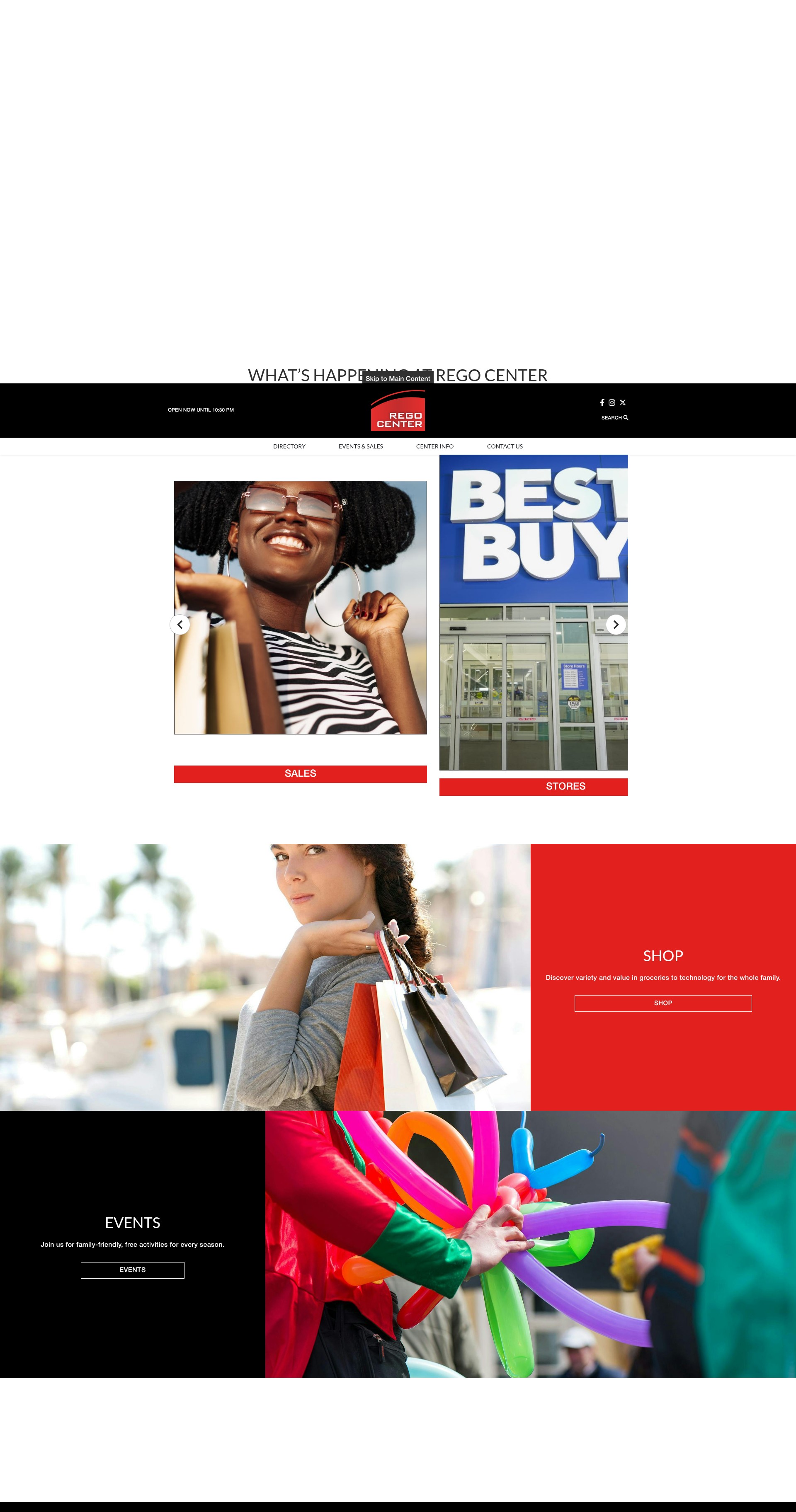 Screenshot of regocenter.com