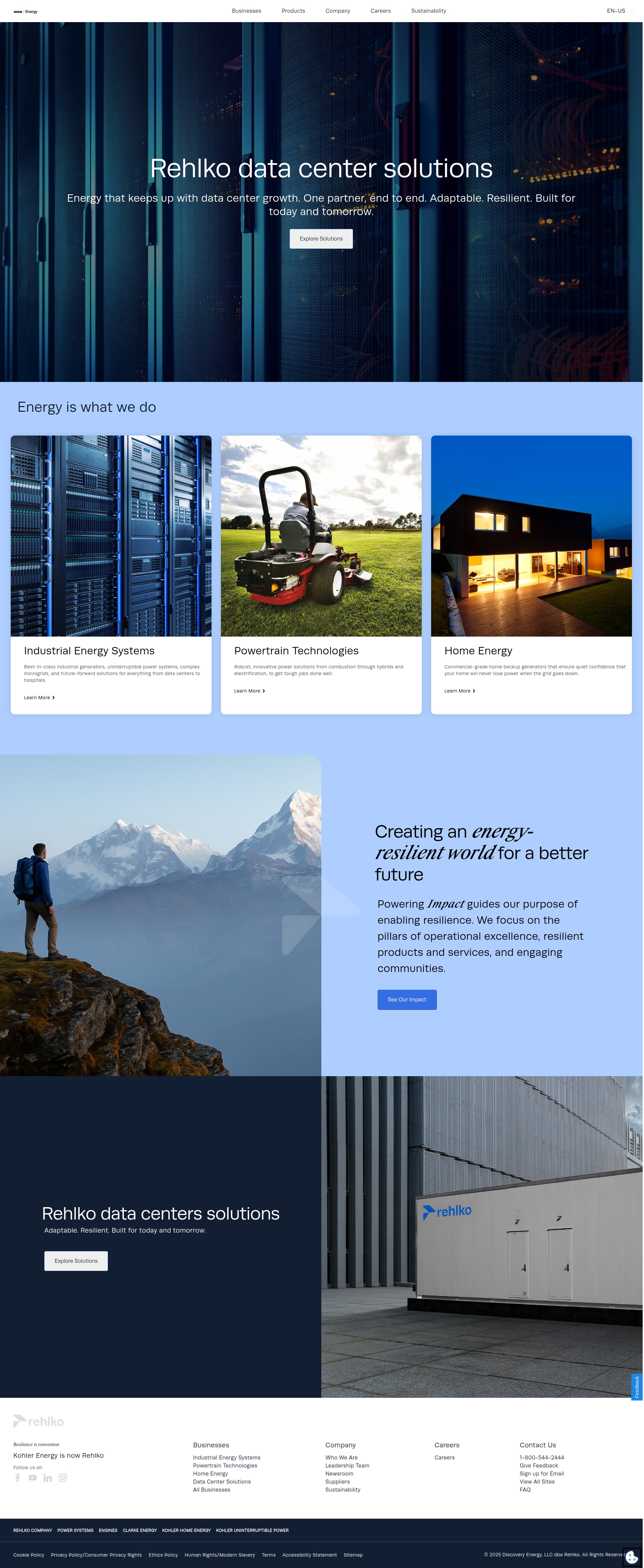 Screenshot of rehlko.com