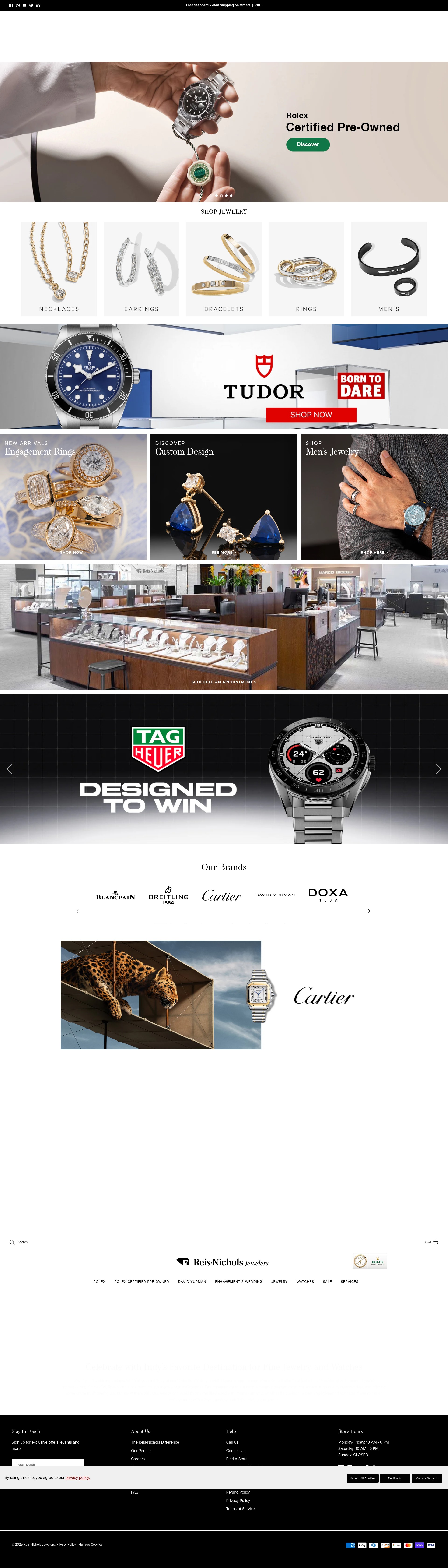 Screenshot of reisnichols.com