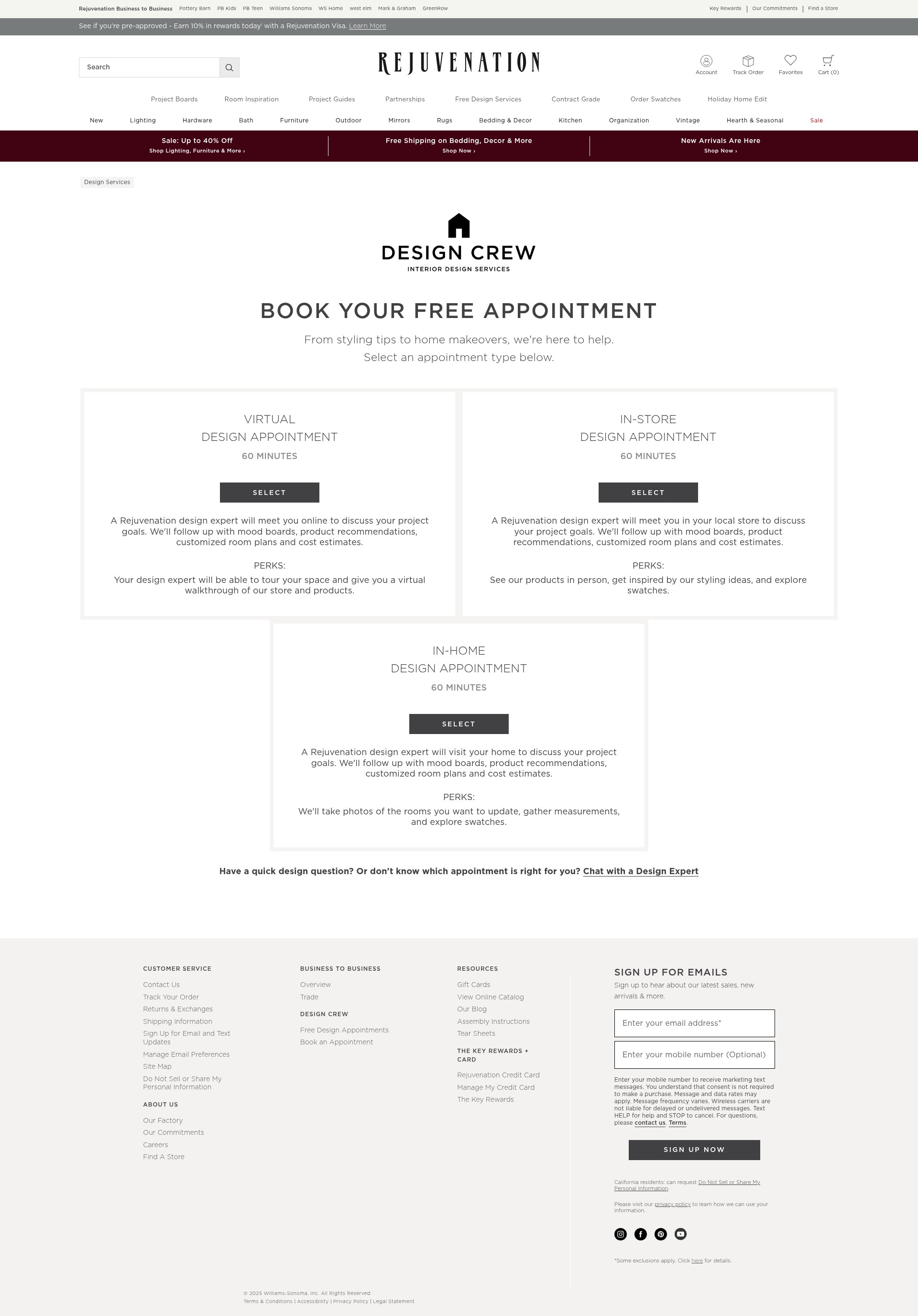 Screenshot of rejuvenation.com