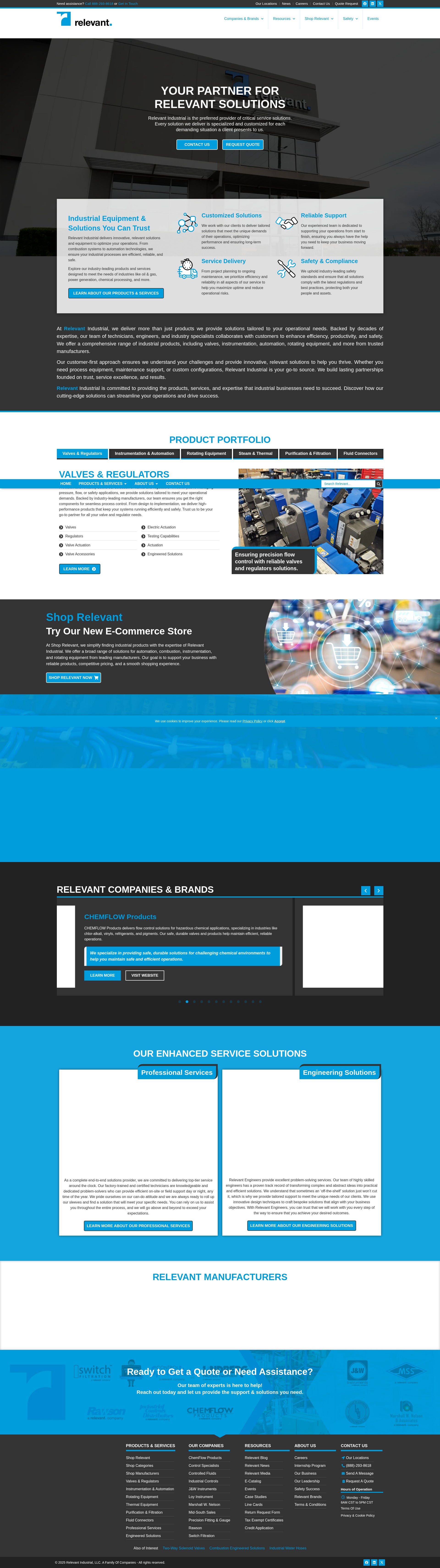 Screenshot of relevantsolutions.com