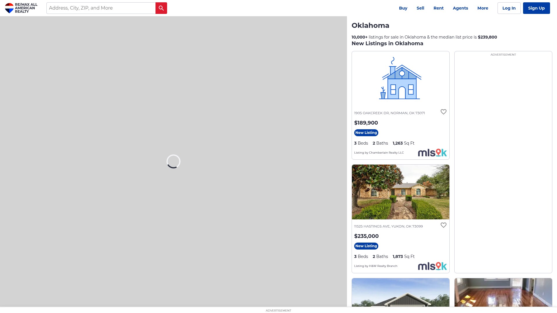 Screenshot of remax.com