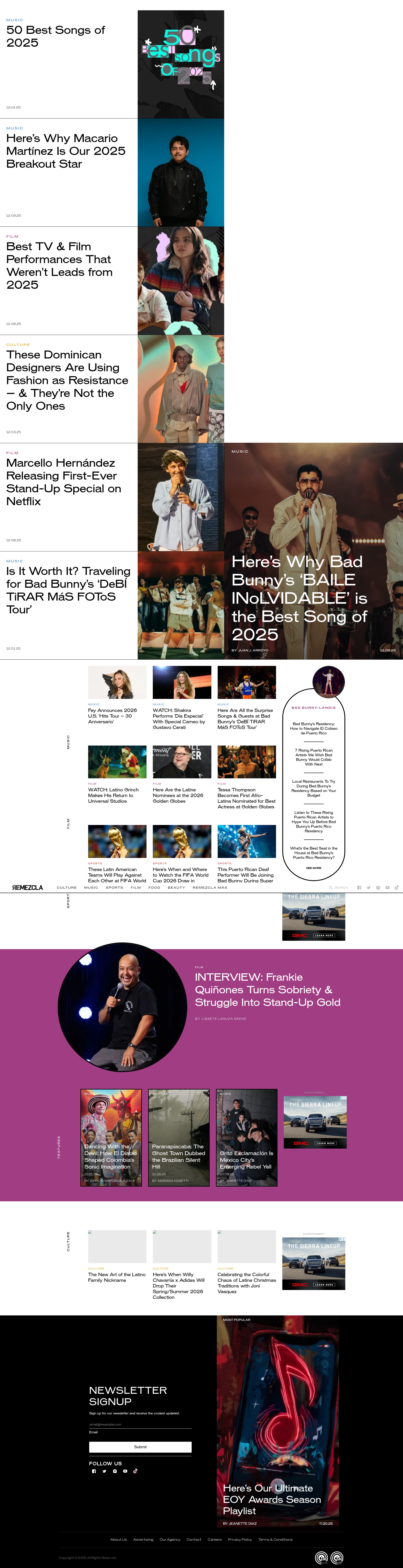 Screenshot of remezcla.com