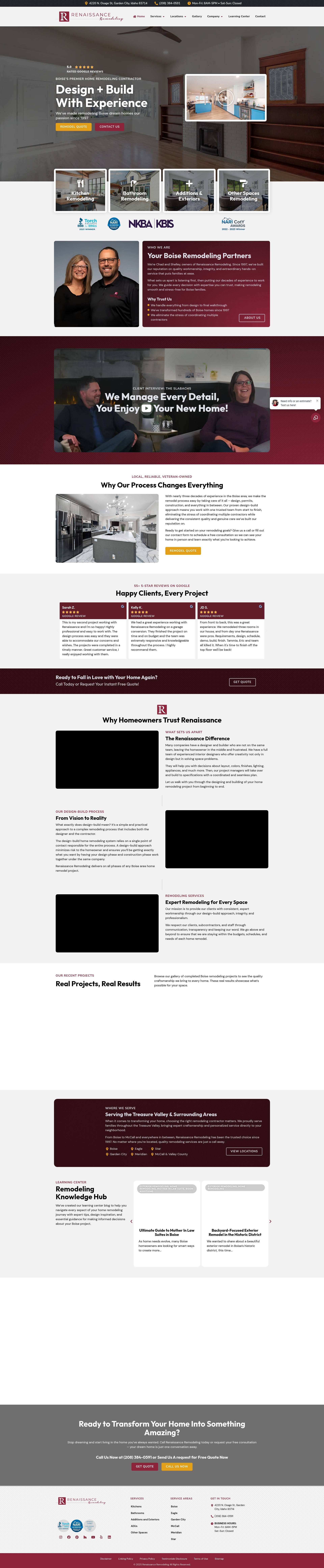Screenshot of remodelboise.com