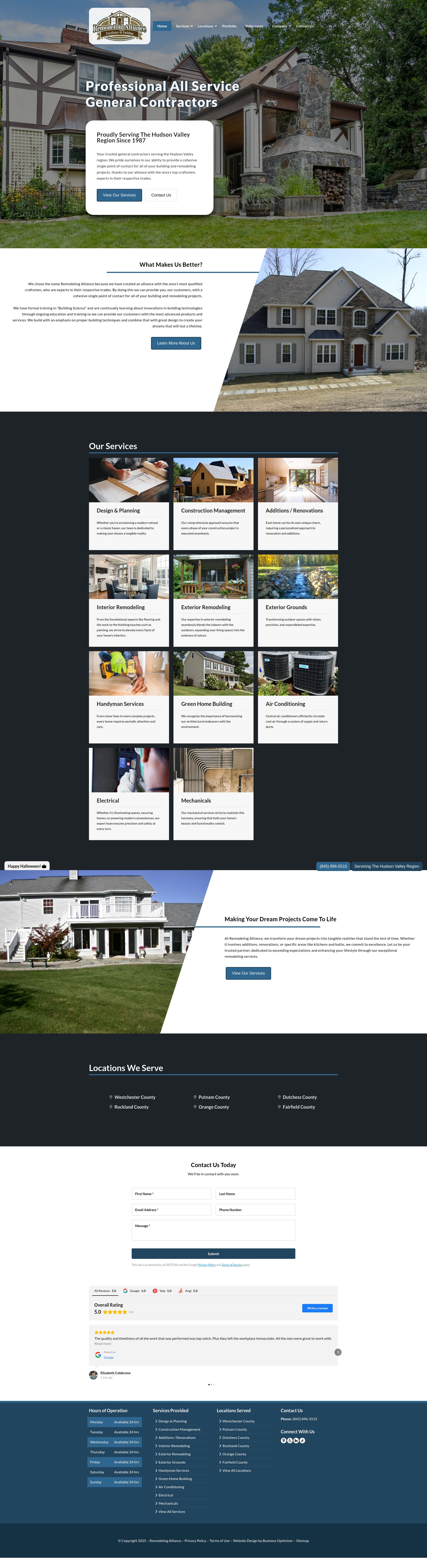 Screenshot of remodelingalliance.com