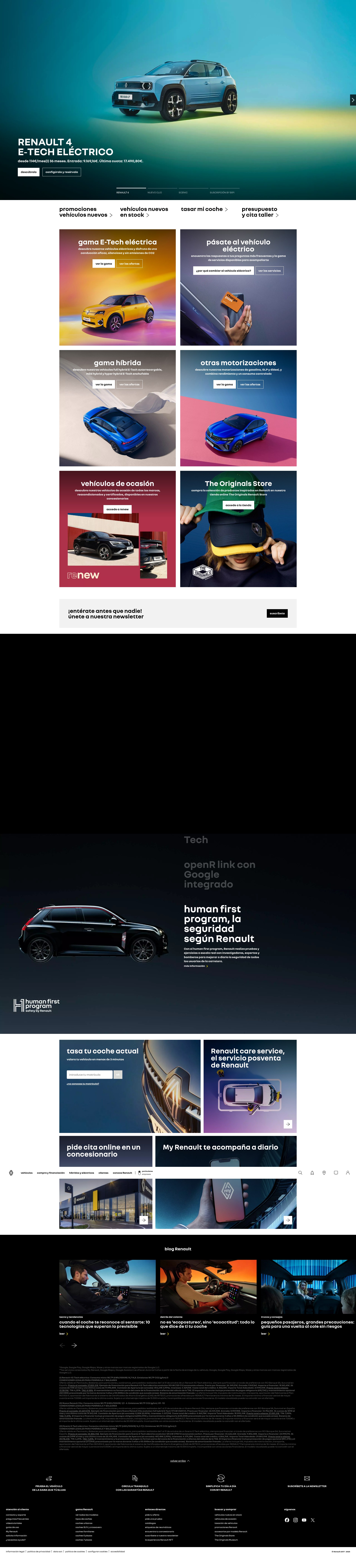 Screenshot of renault.es