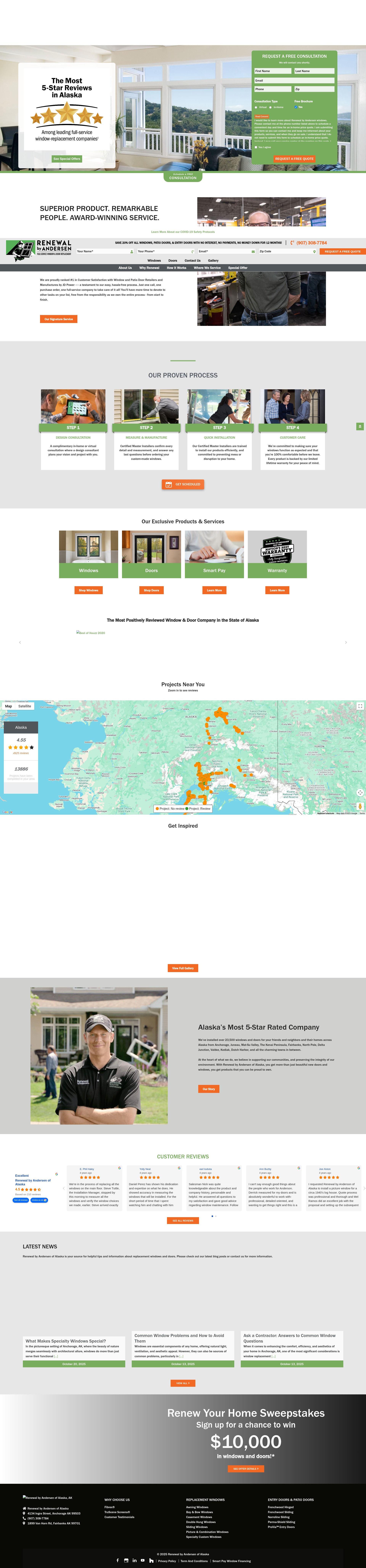 Screenshot of renewalwindowsalaska.com