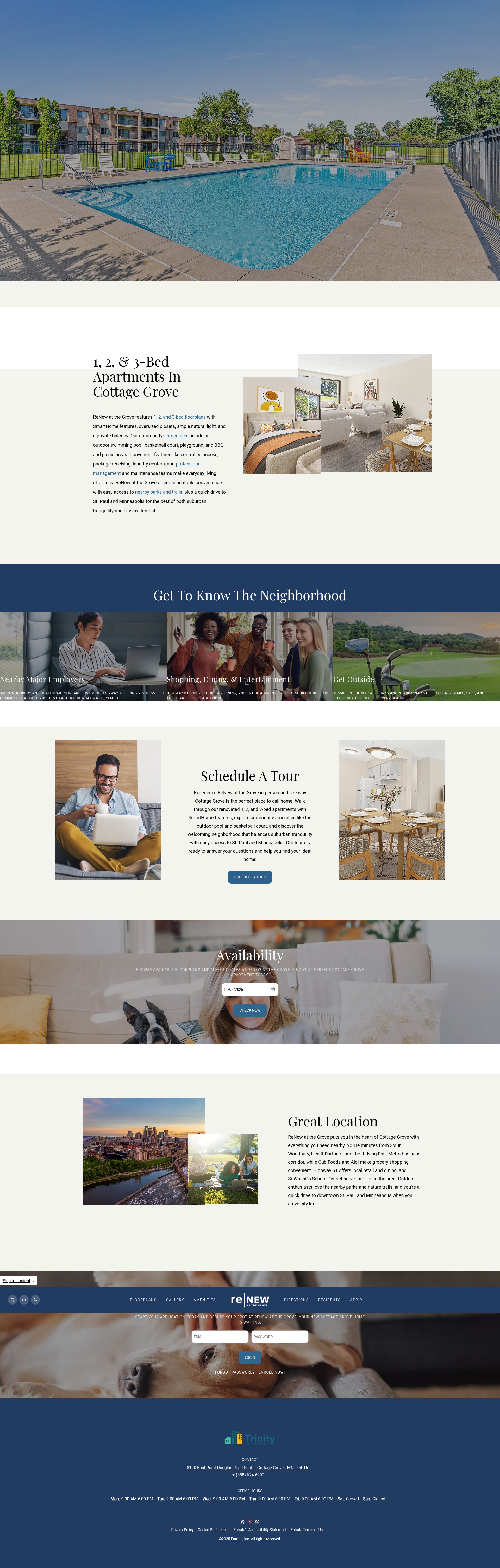 Screenshot of renewatthegrove.com