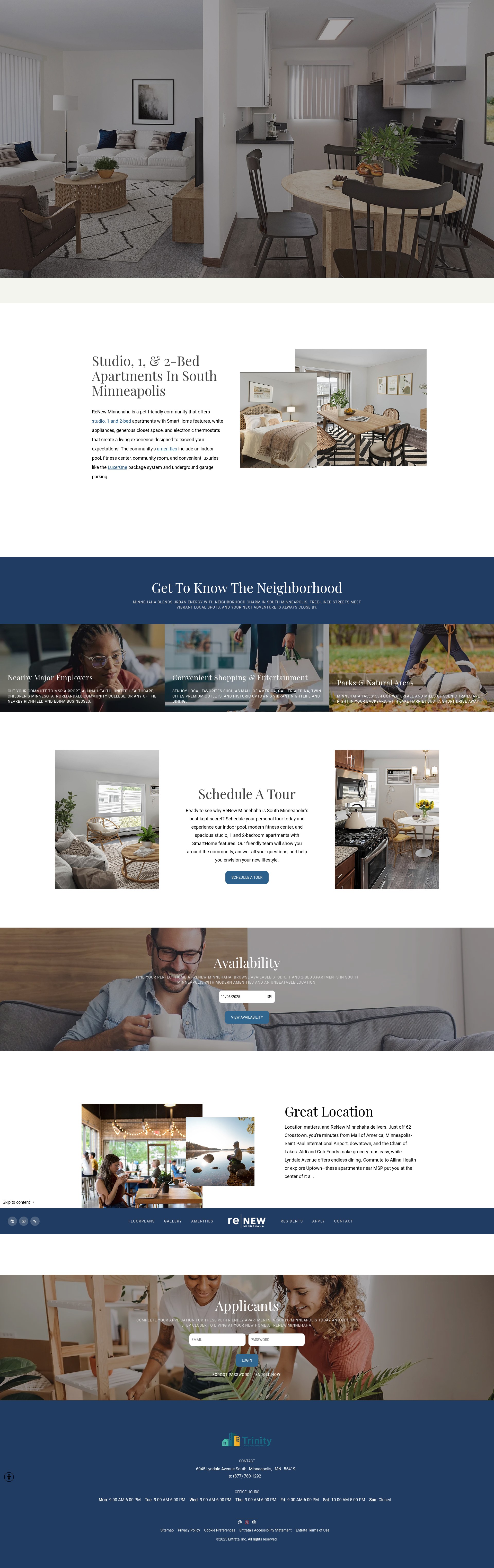Screenshot of renewminnehaha.com