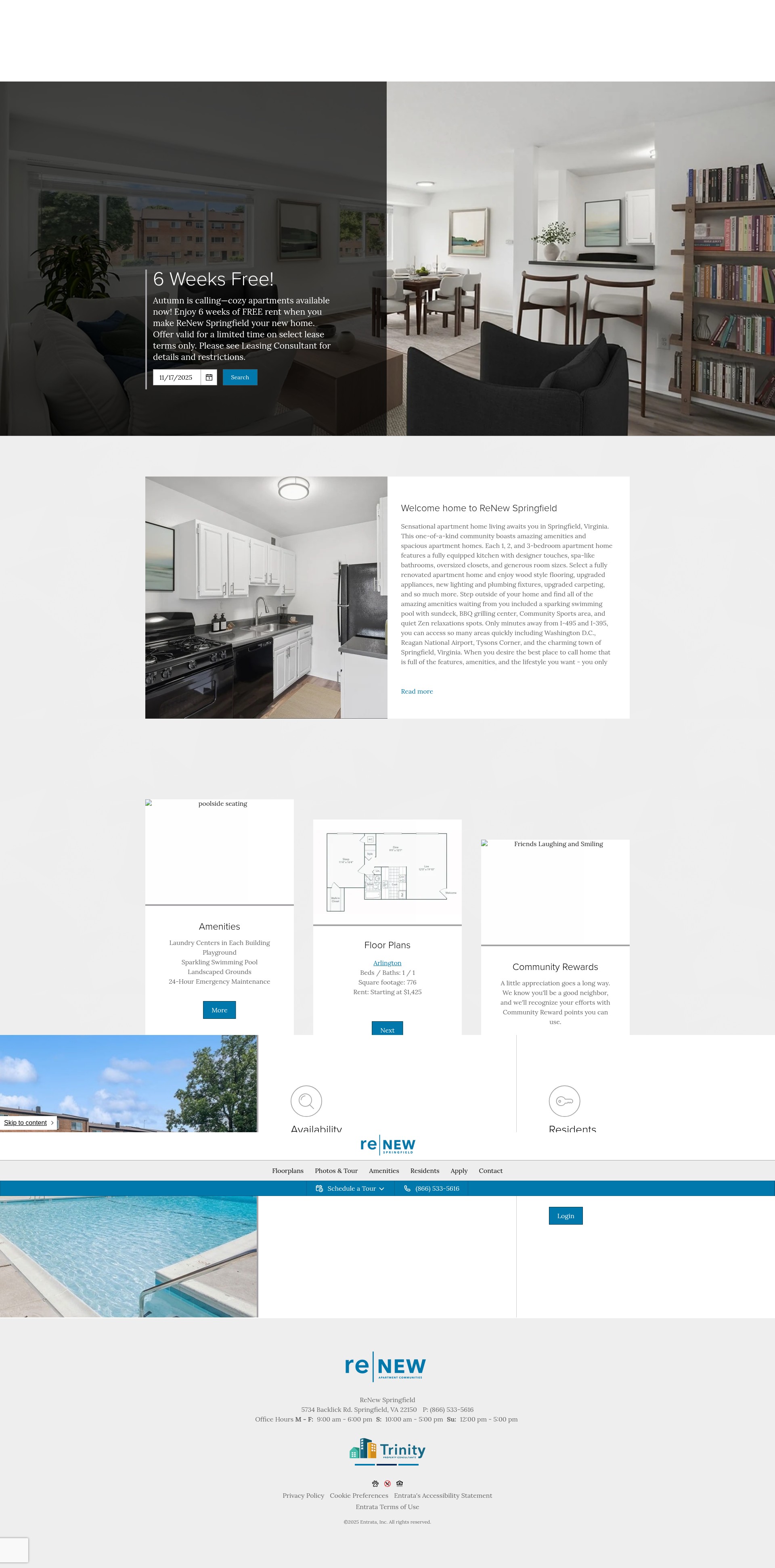 Screenshot of renewspringfield.com