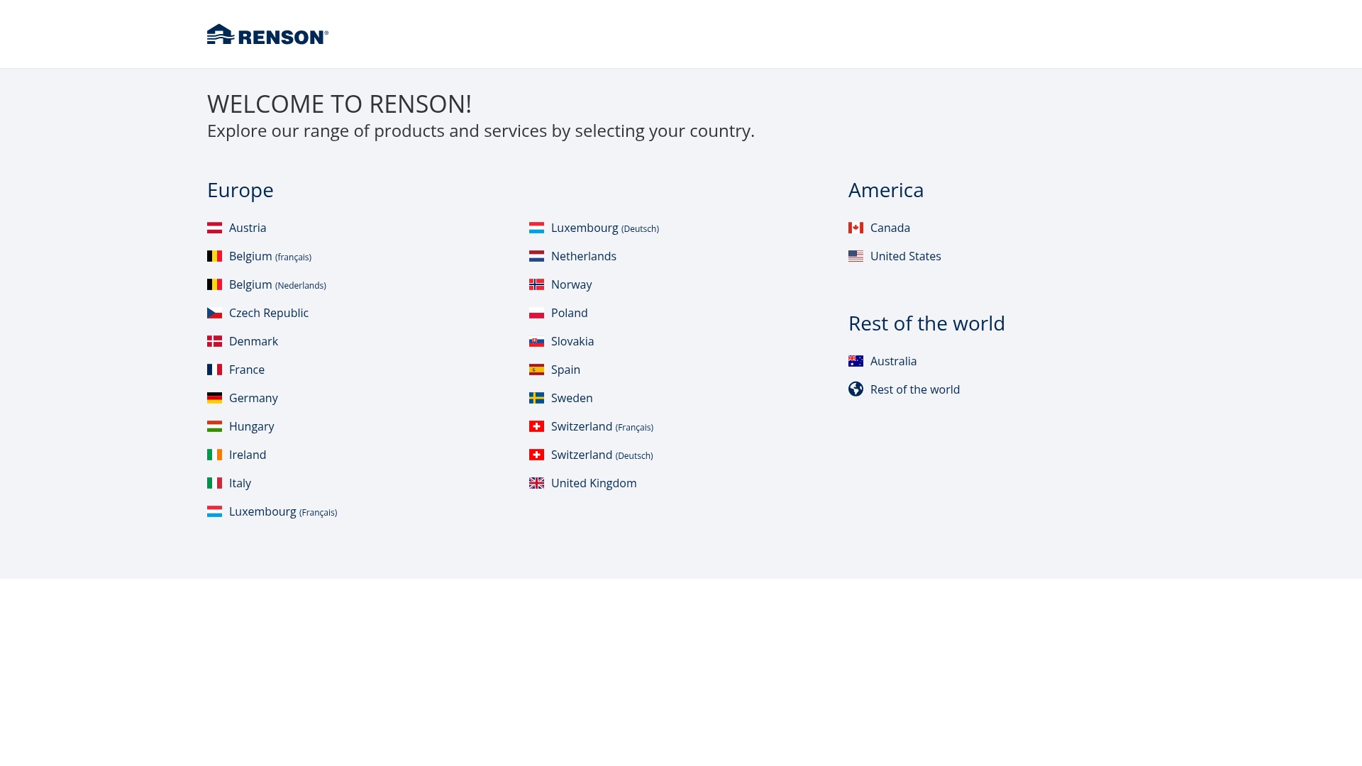 Screenshot of renson.net