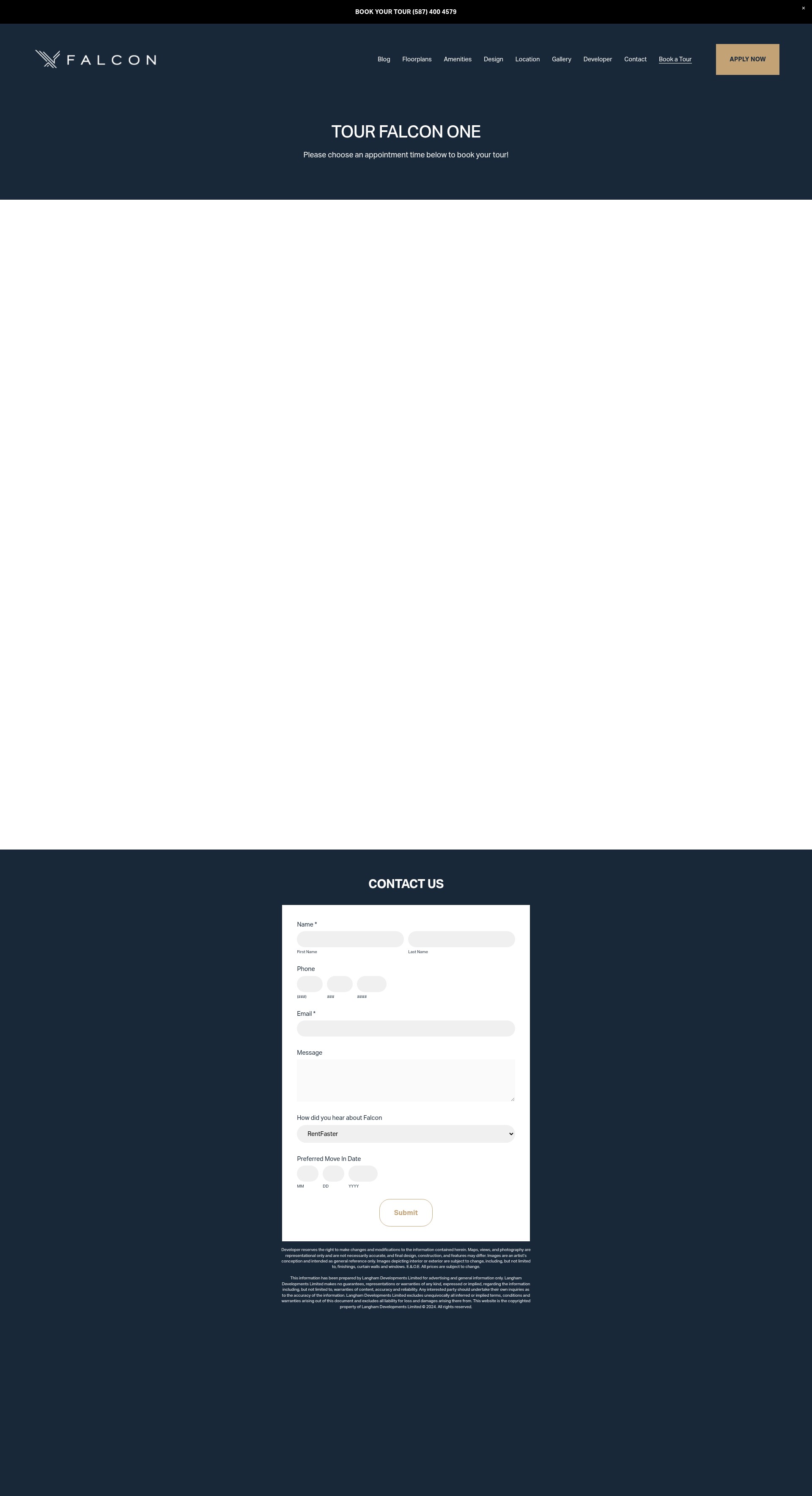 Screenshot of rentfalcon.ca