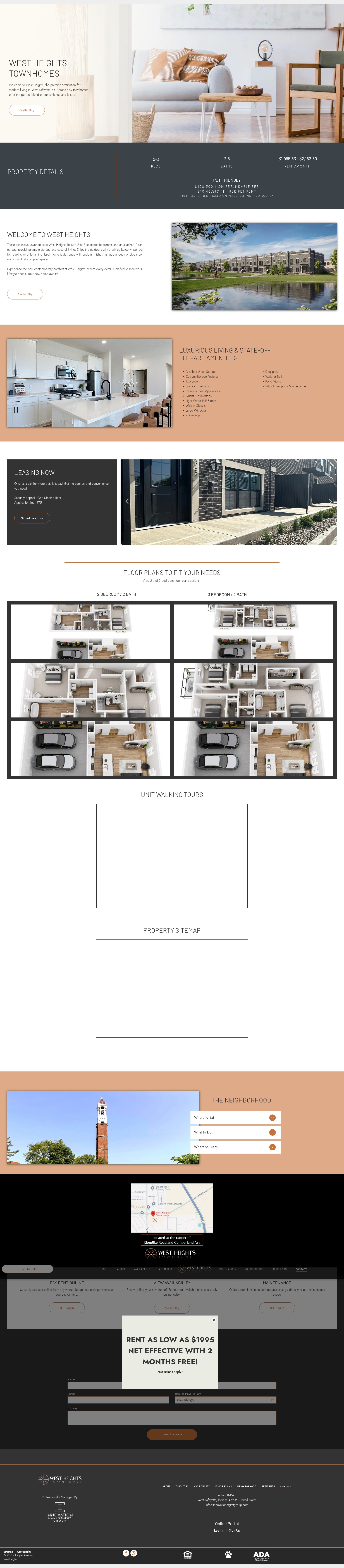 Screenshot of rentwestheights.com