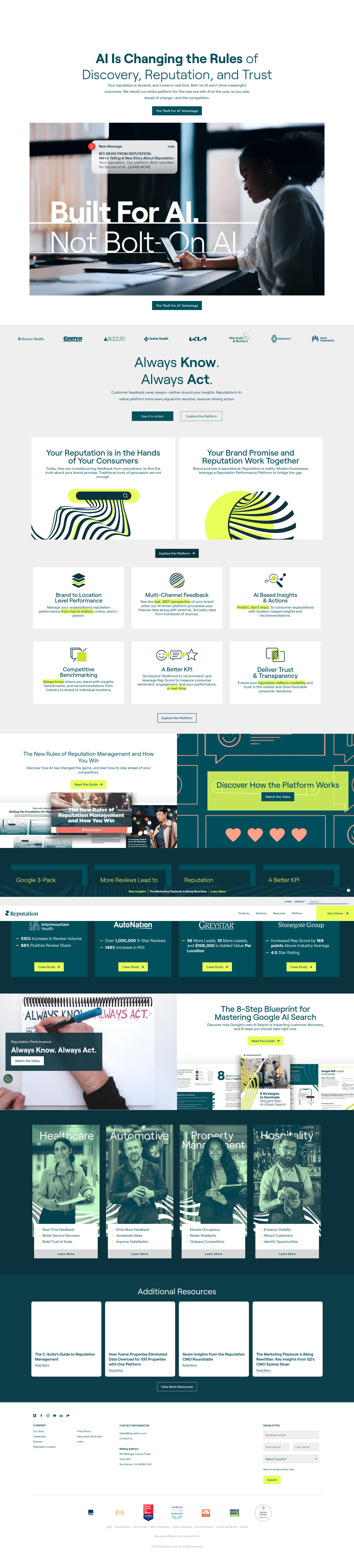 Screenshot of reputation.com