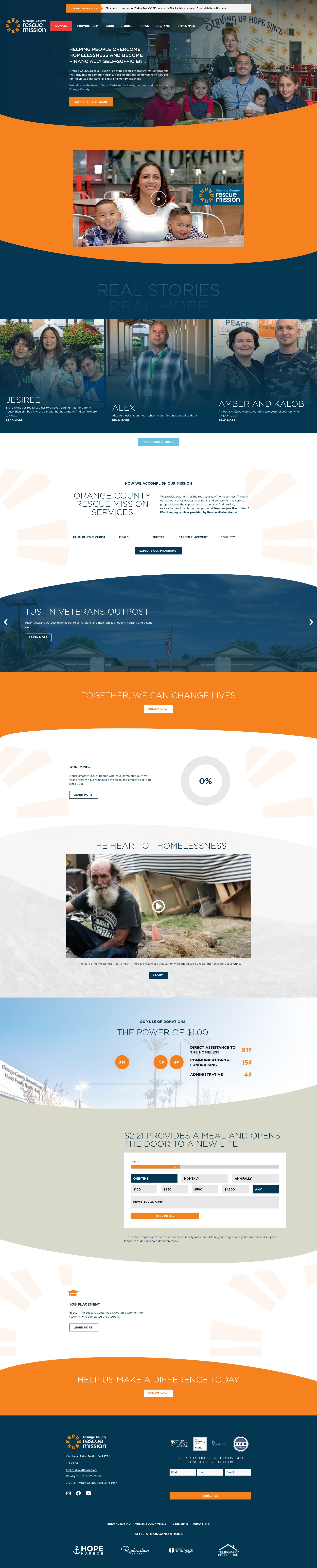 Screenshot of rescuemission.org