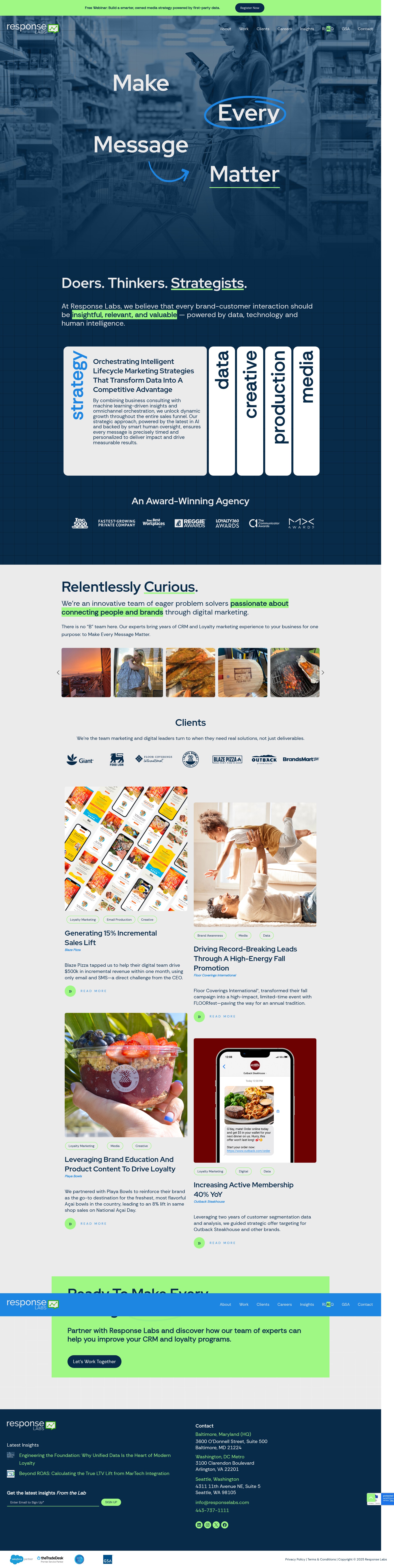 Screenshot of responselabs.com