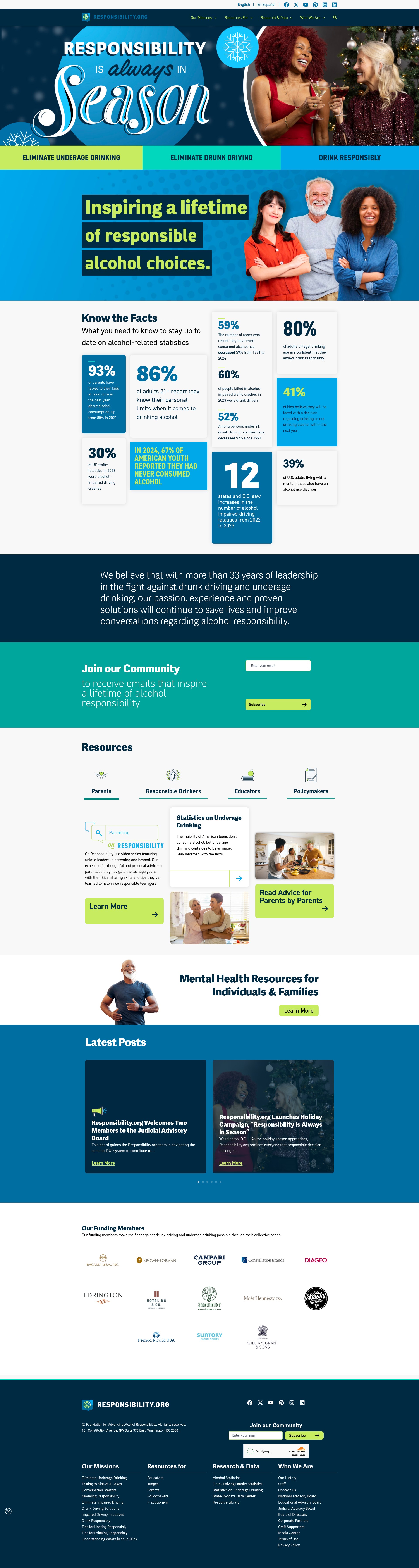 Screenshot of responsibility.org