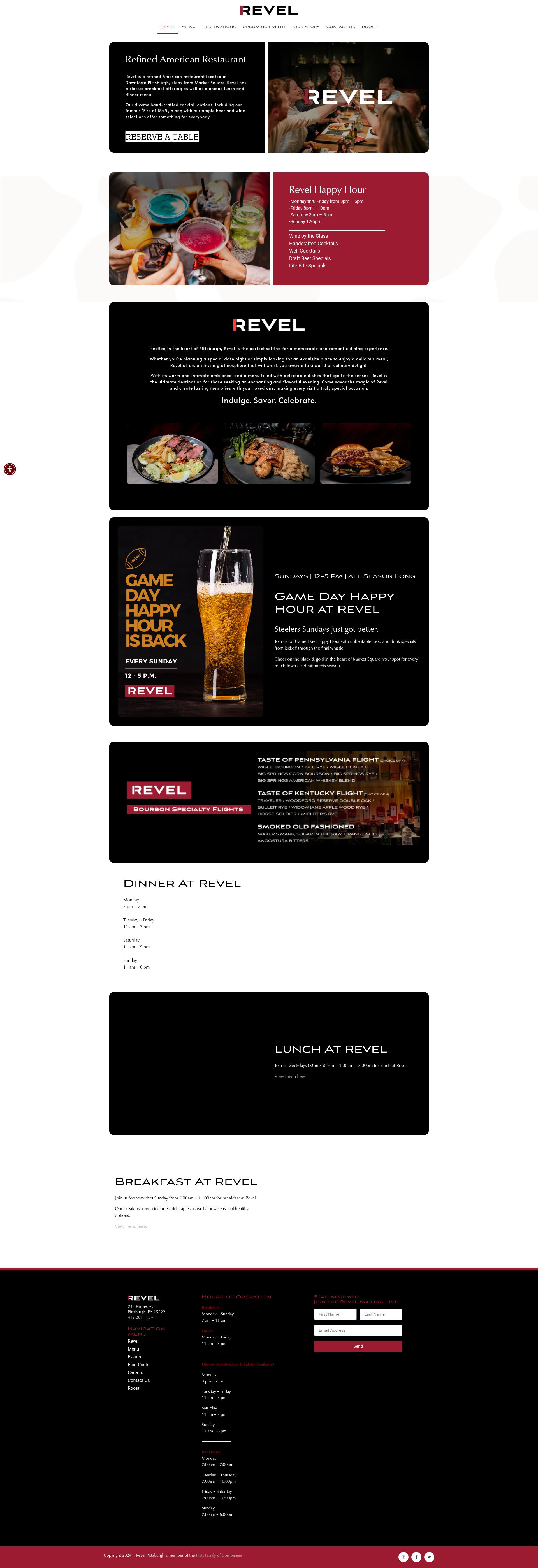Screenshot of revelpgh.com