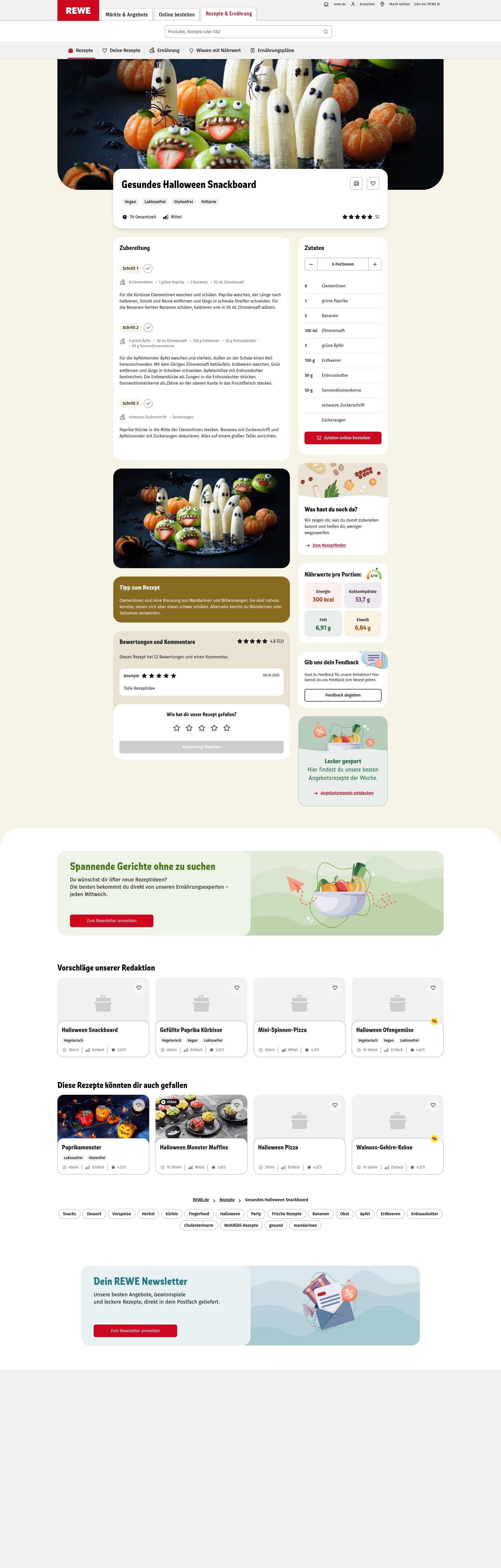 Screenshot of rewe.de