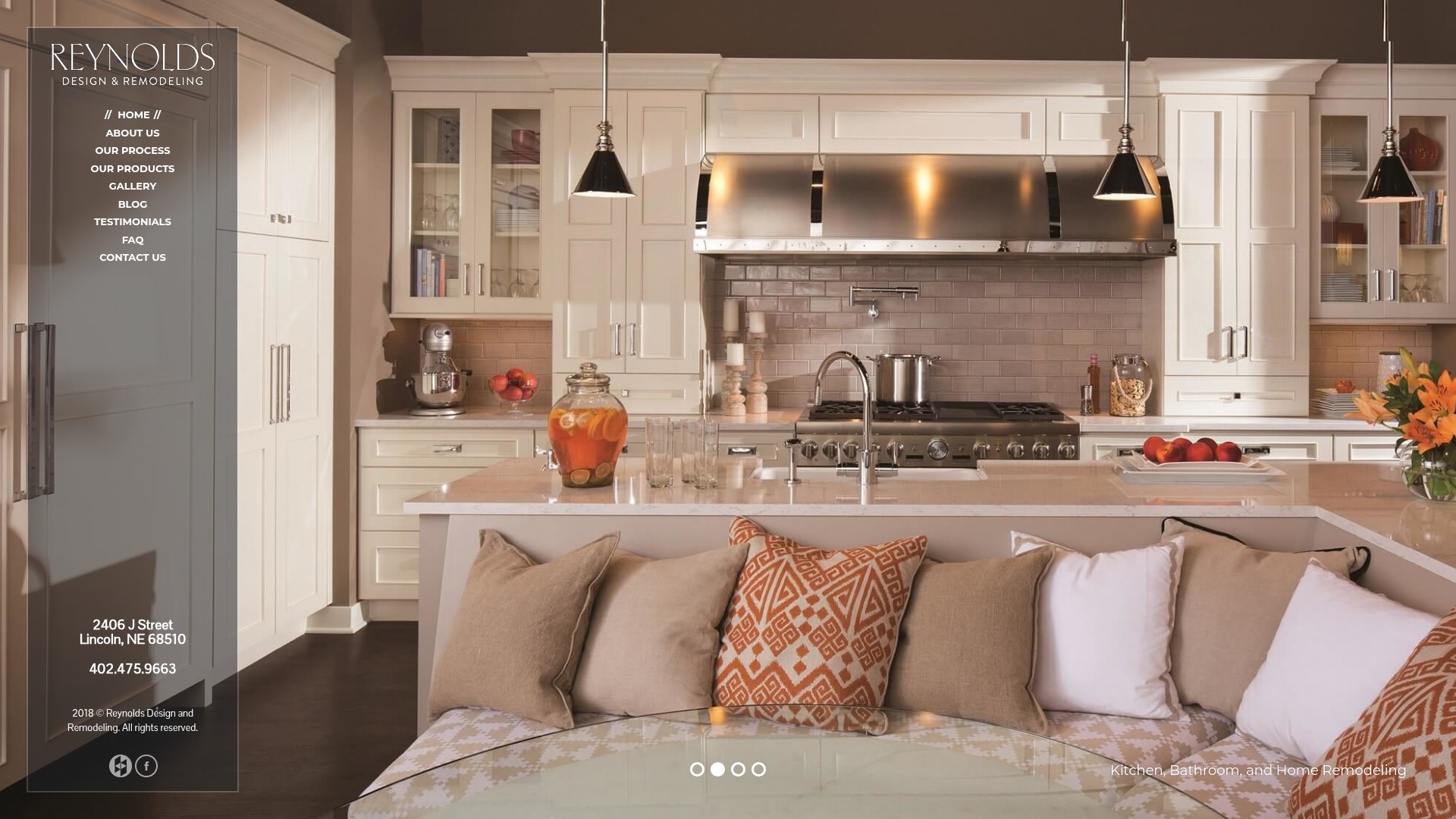 Screenshot of reynoldsdesignremodel.com