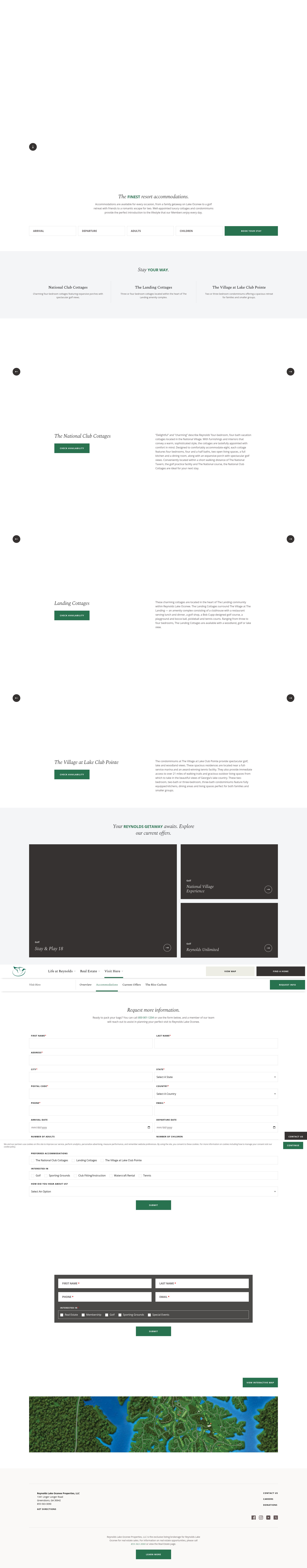 Screenshot of reynoldslakeoconee.com