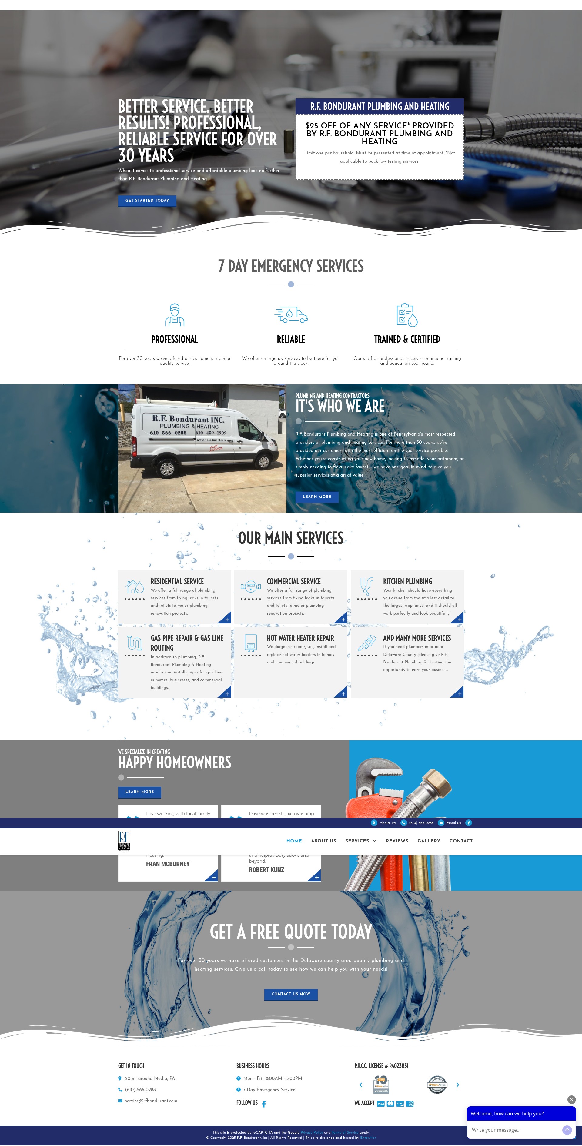 Screenshot of rfbondurant.com
