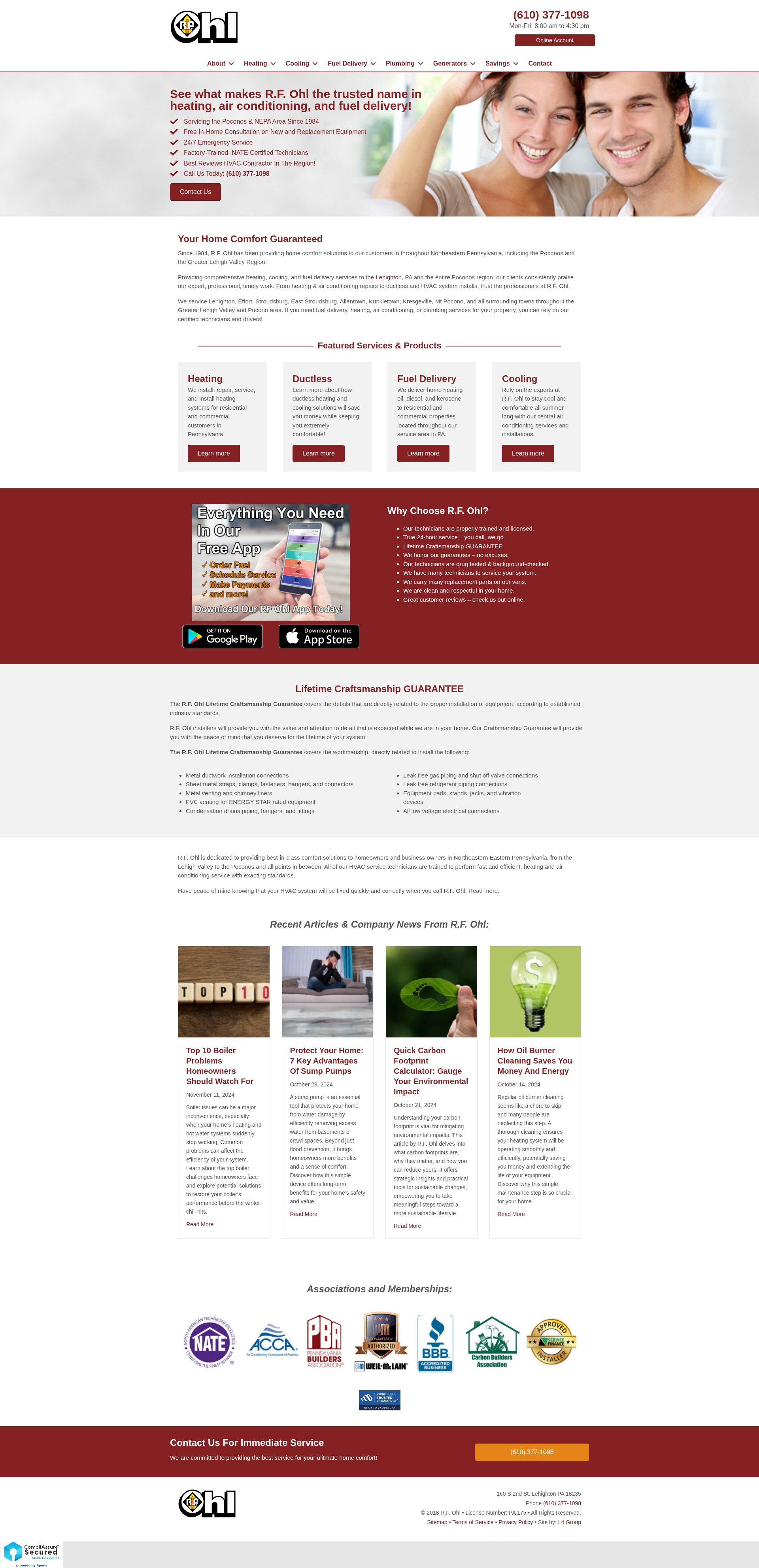 Screenshot of rfohl.com