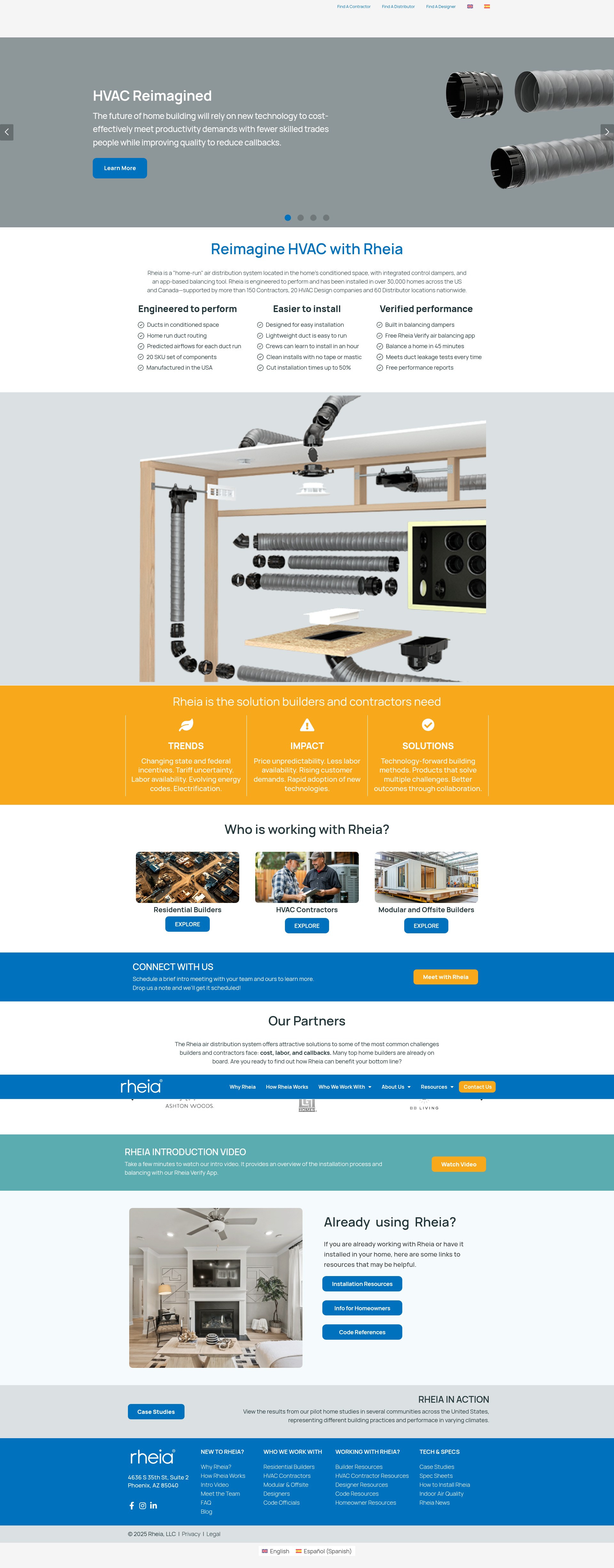 Screenshot of rheiacomfort.com