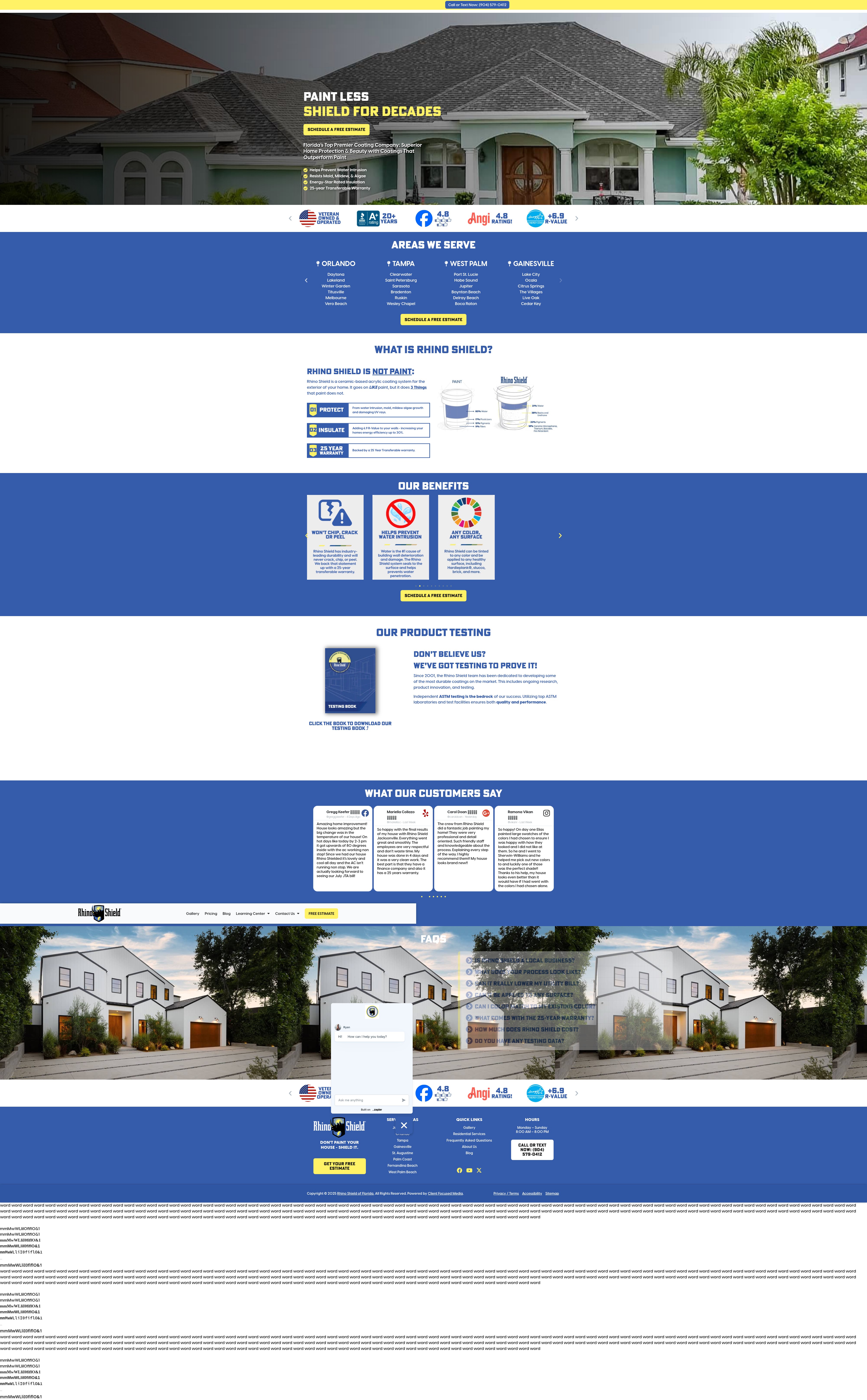 Screenshot of rhinoshieldflorida.com
