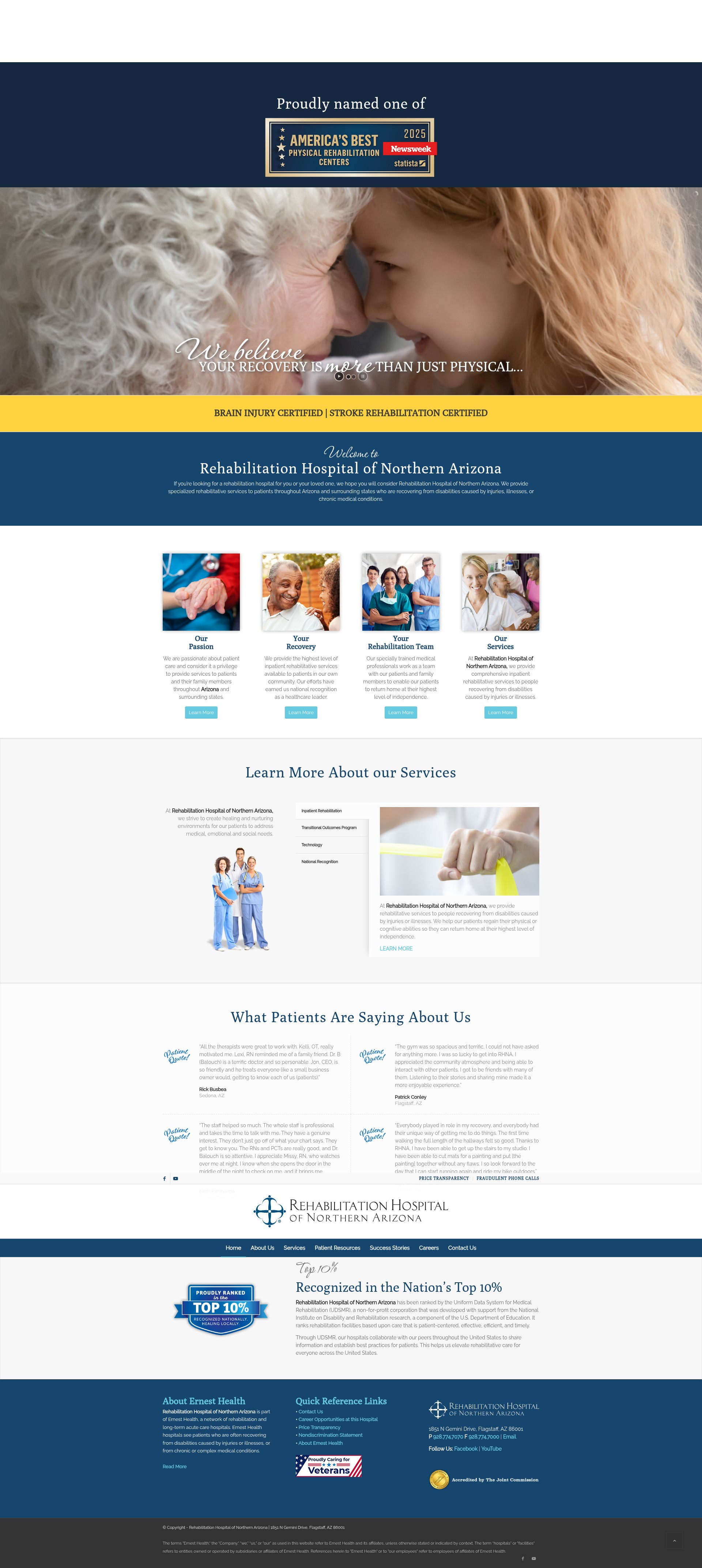 Screenshot of rhna.ernesthealth.com