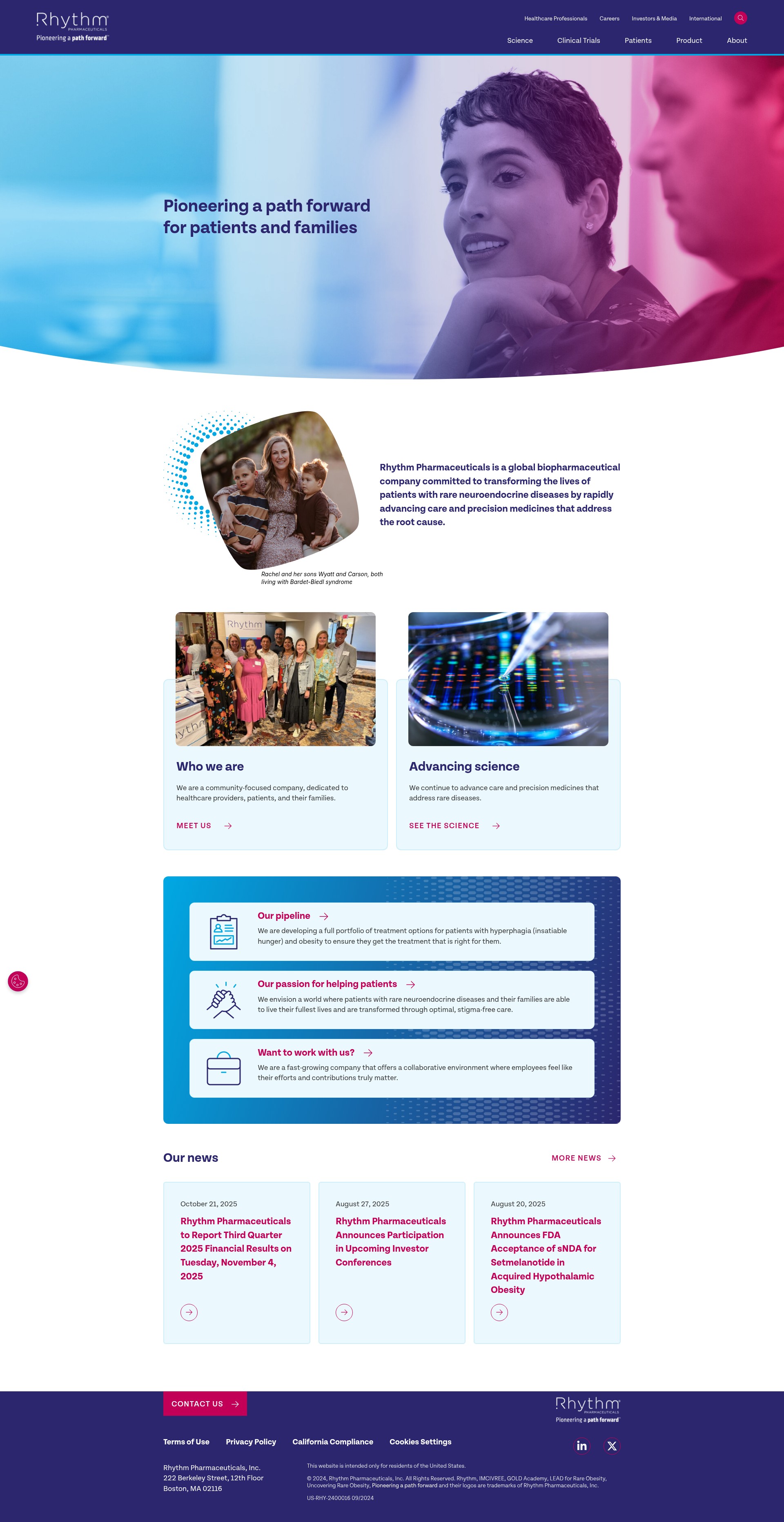 Screenshot of rhythmtx.com
