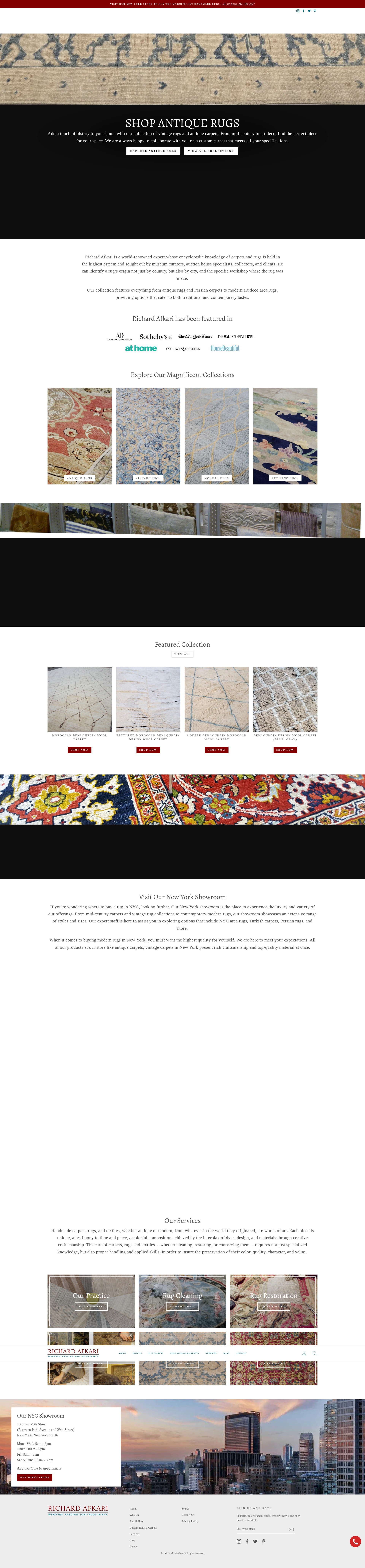 Screenshot of richardafkari.com