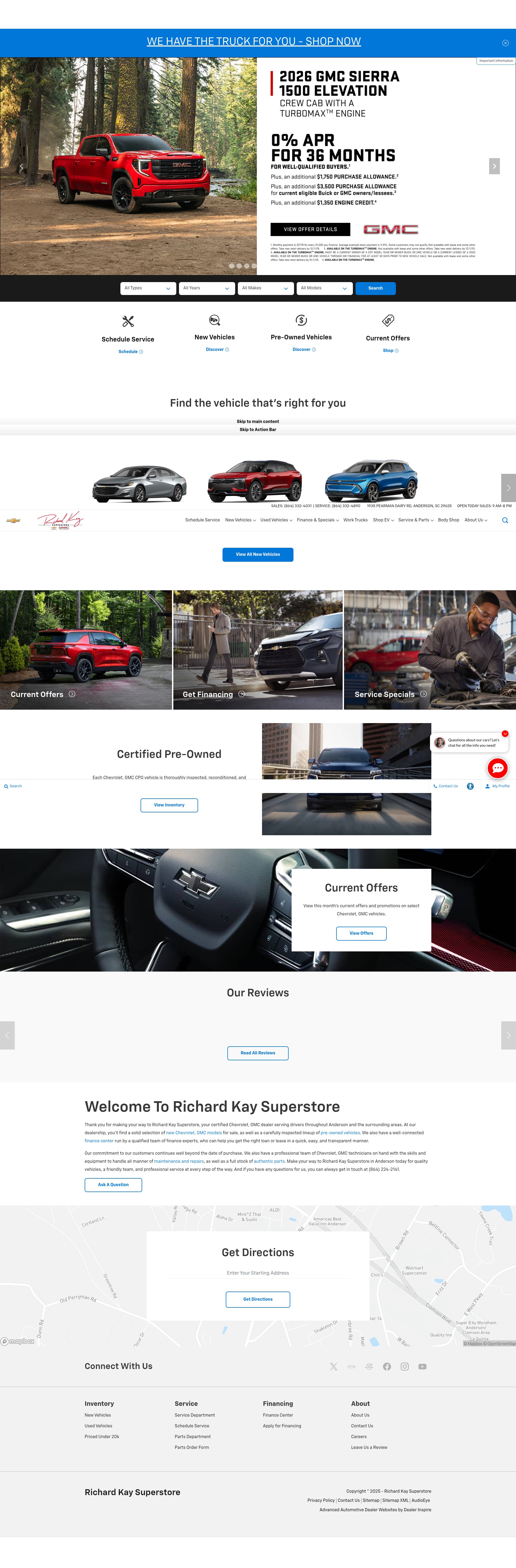 Screenshot of richardkaysuperstore.com