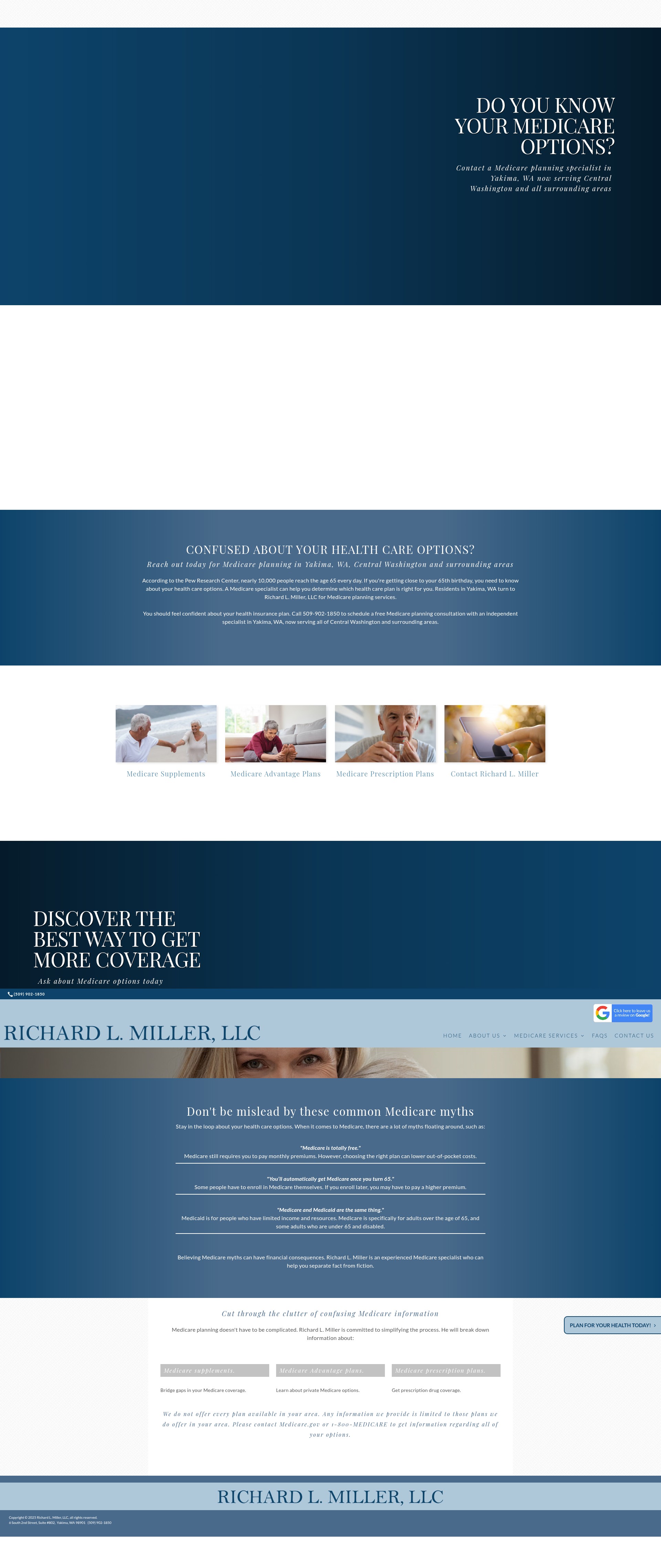 Screenshot of richardlmillerllc.com