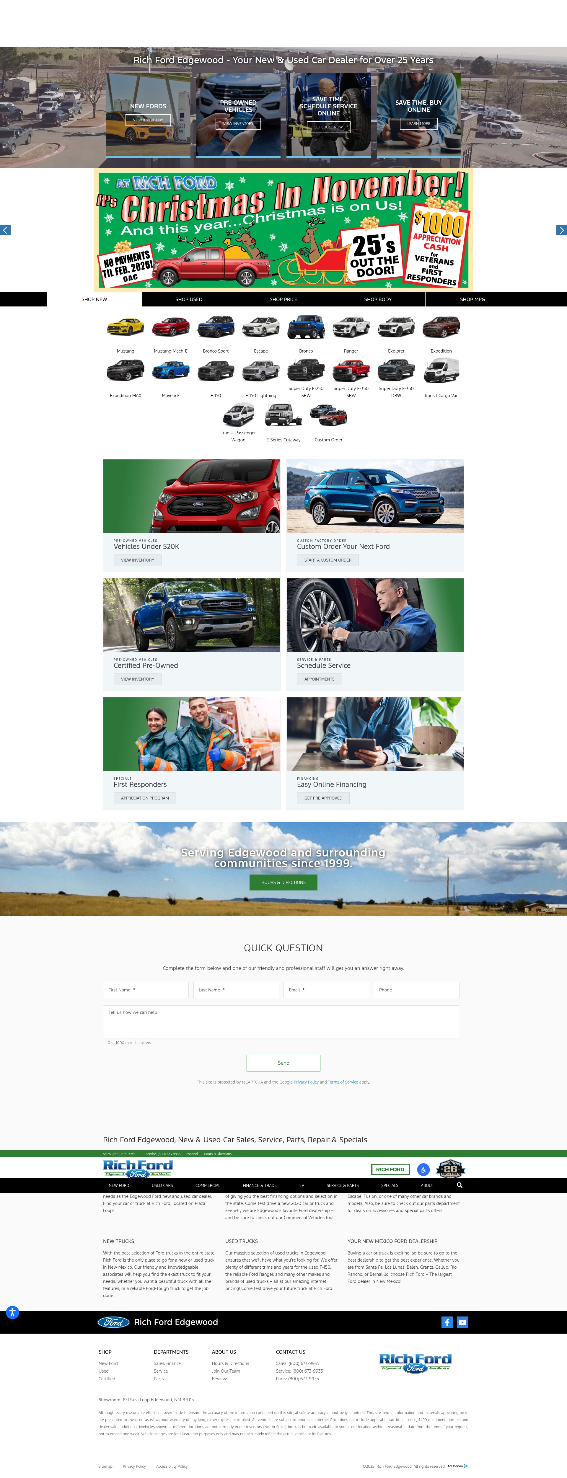 Screenshot of richfordedgewood.com