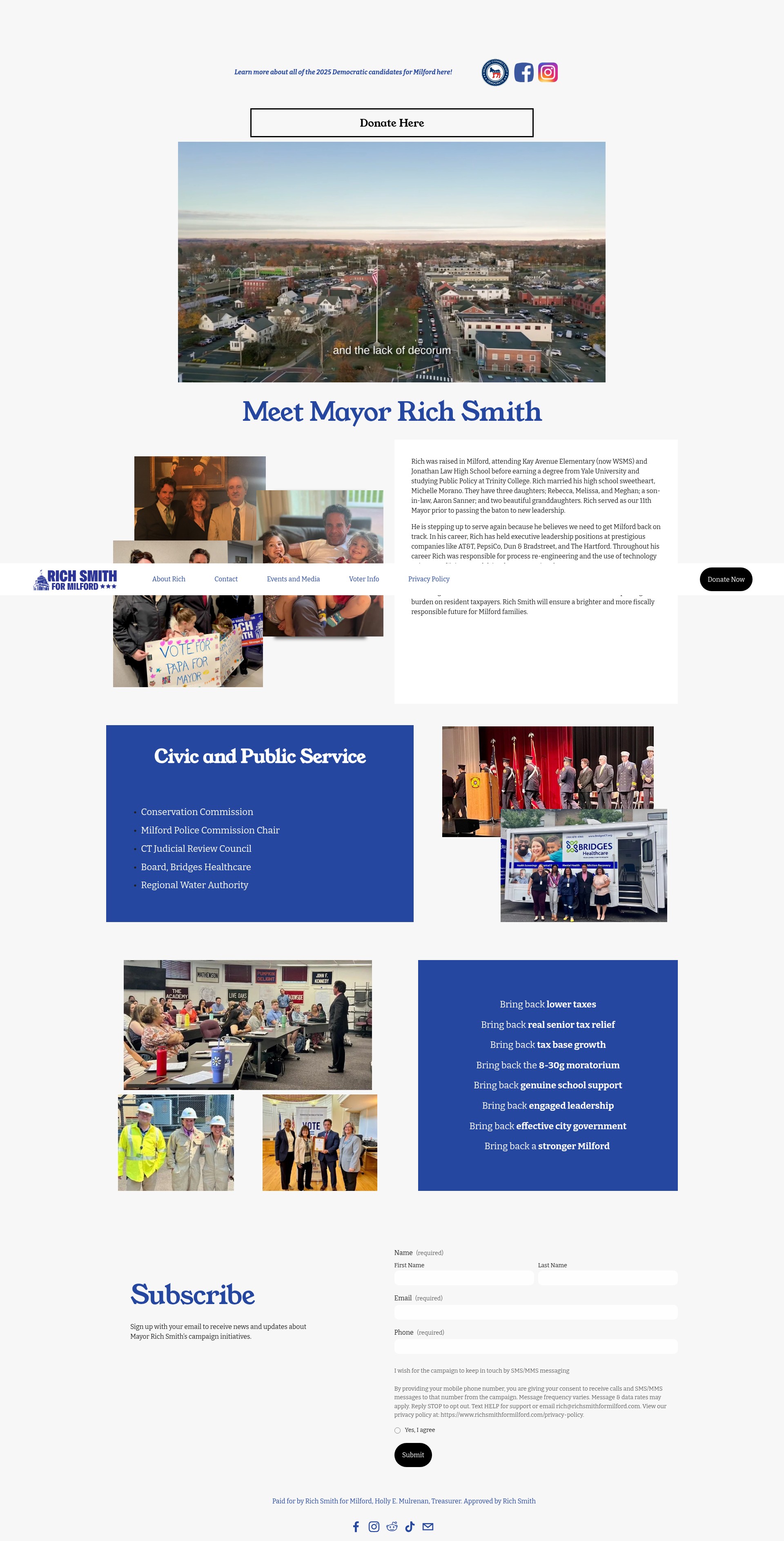 Screenshot of richsmithformilford.com