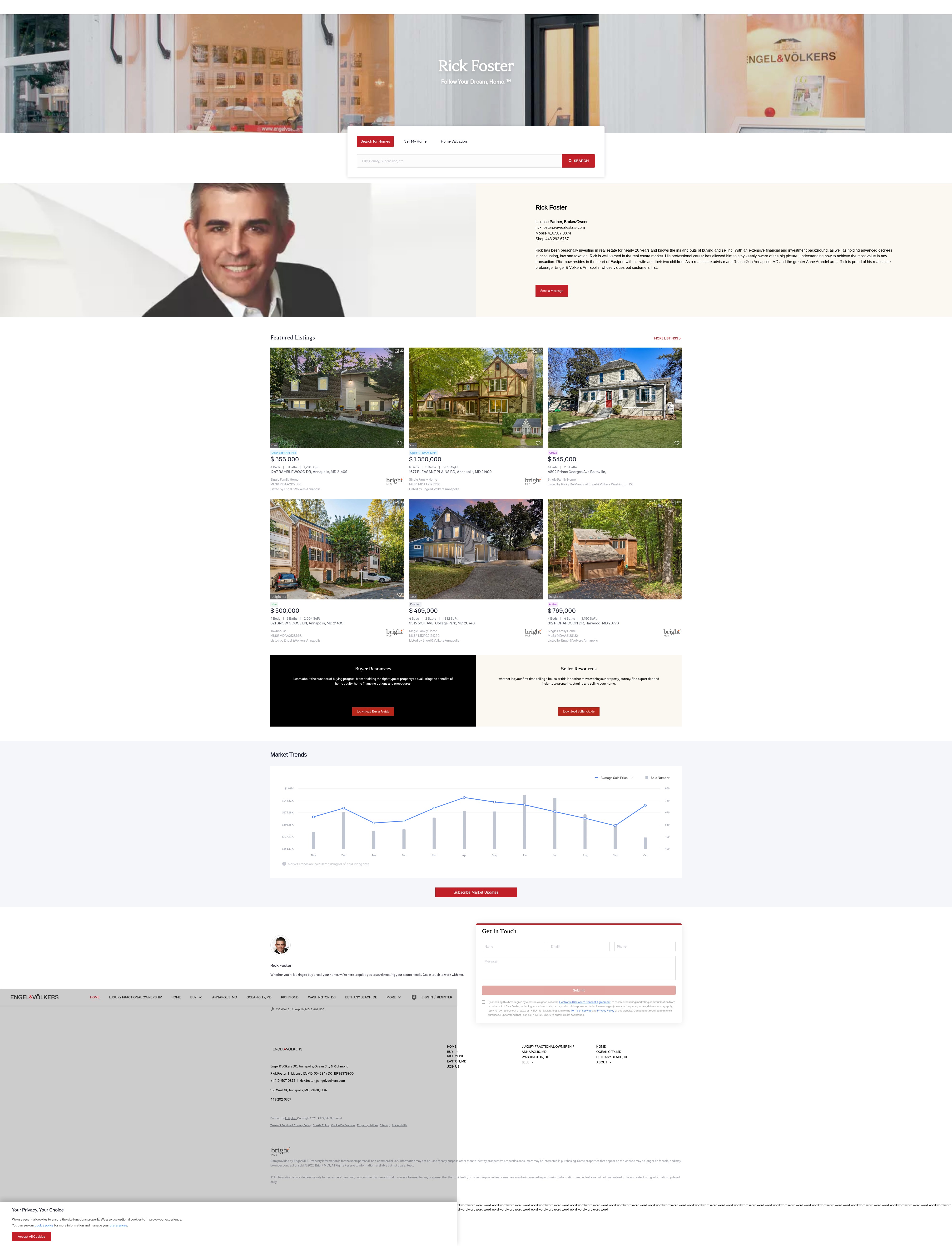 Screenshot of rickfoster.evrealestate.com