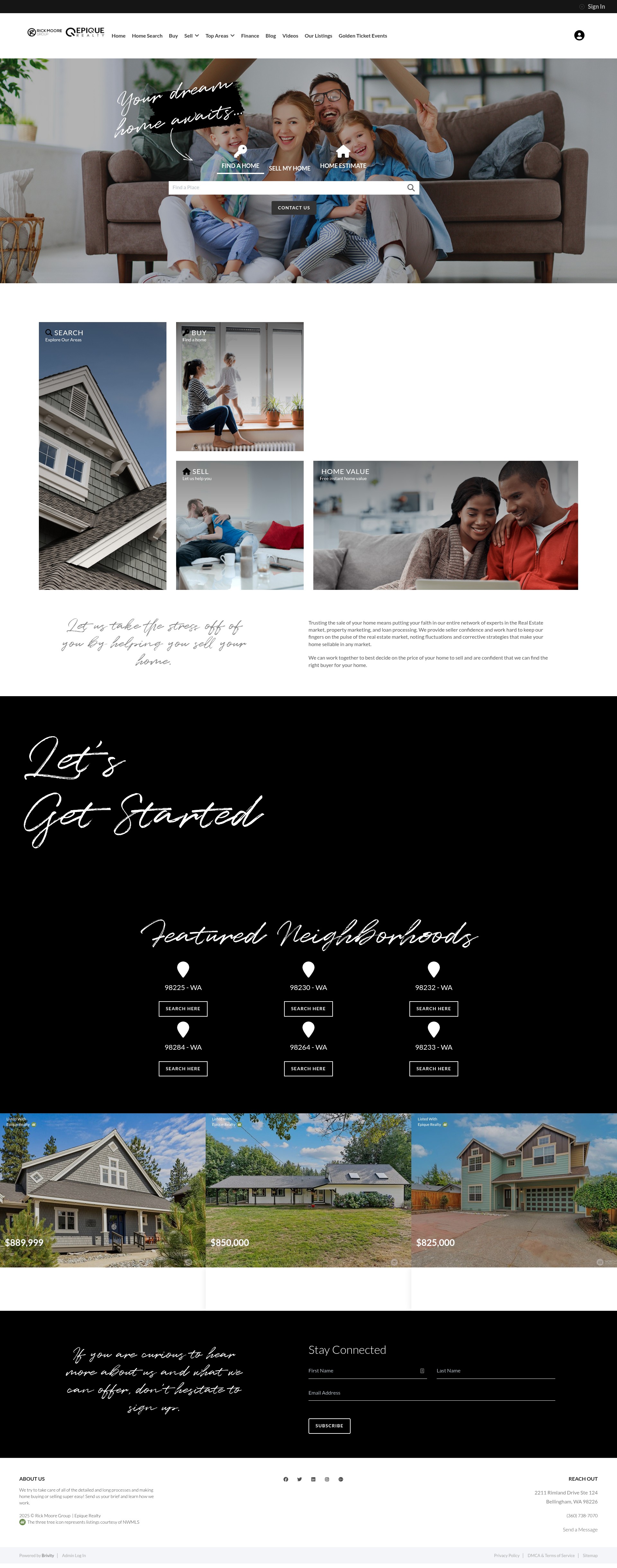 Screenshot of rickmooregroup.com