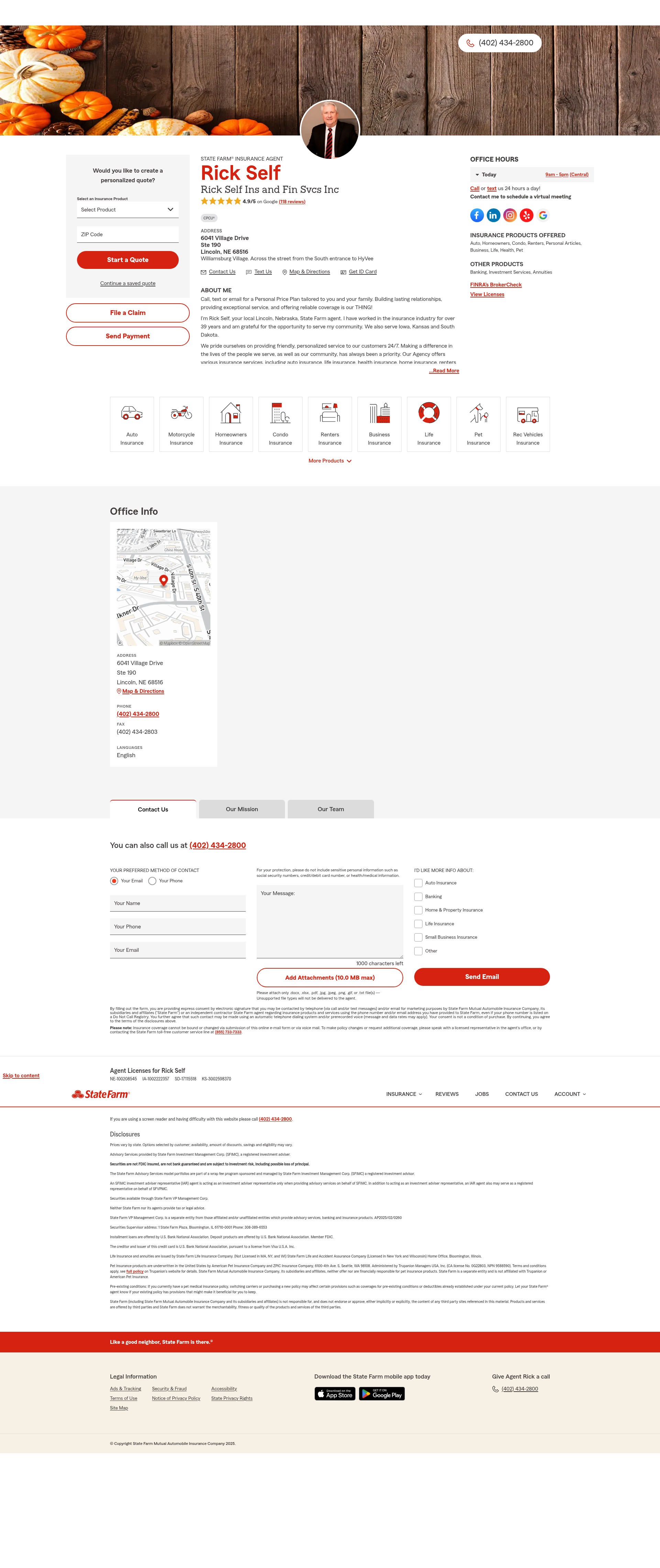 Screenshot of rickself.com