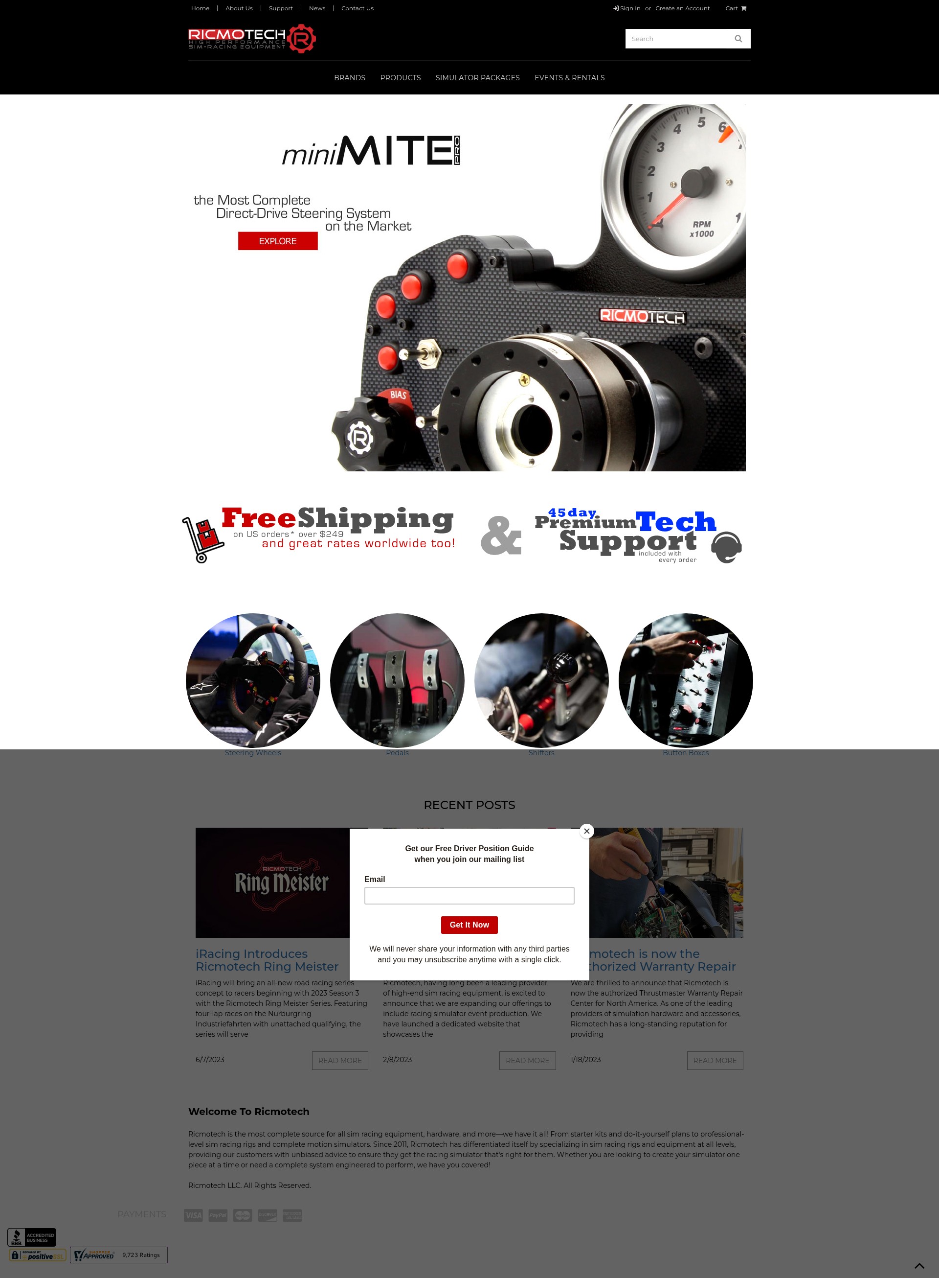 Screenshot of ricmotech.com